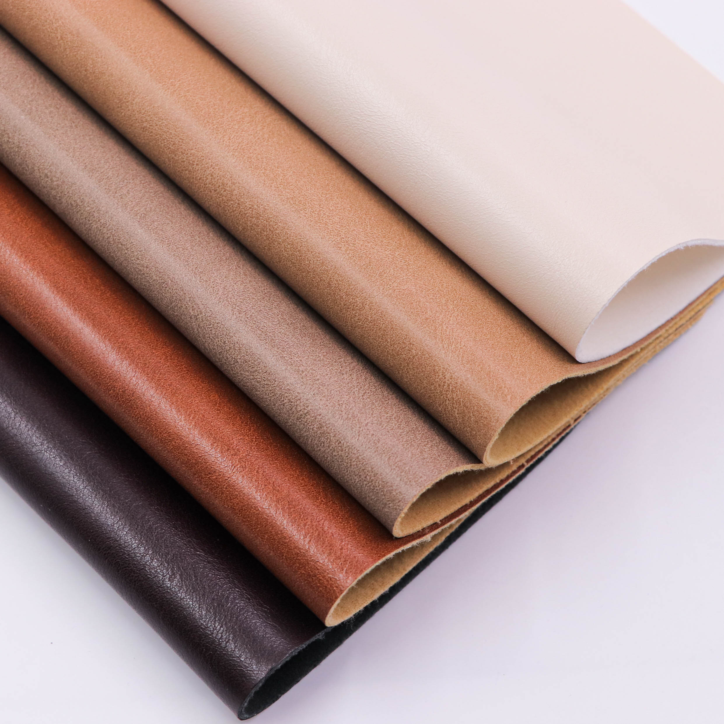 Artificial pu leather oil feeling PRINTING LEATHER fabric for Shoes