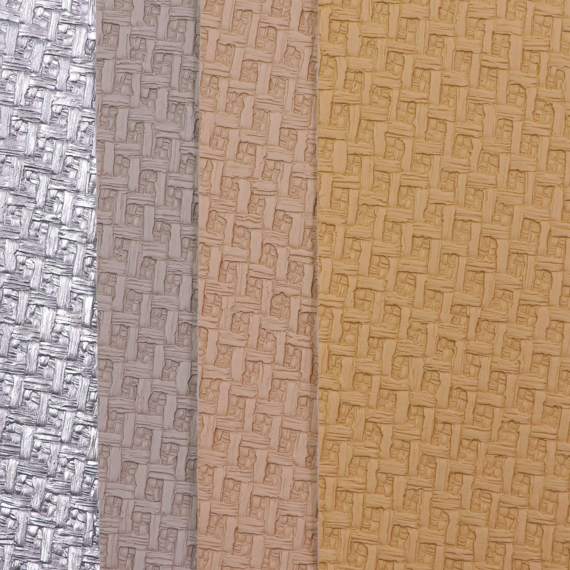 Woven textured leather-like PU leather is used for shoes