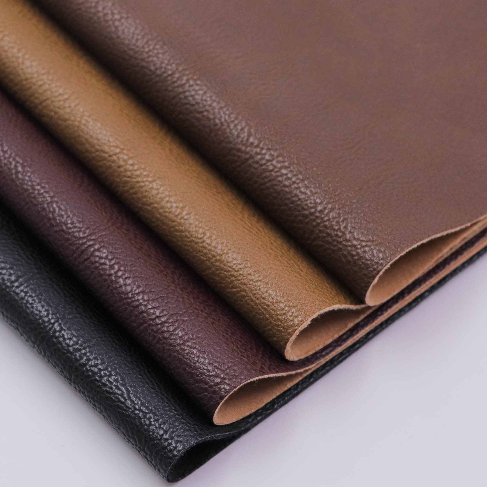 Lychee-patterned pu leather for shoes/bags