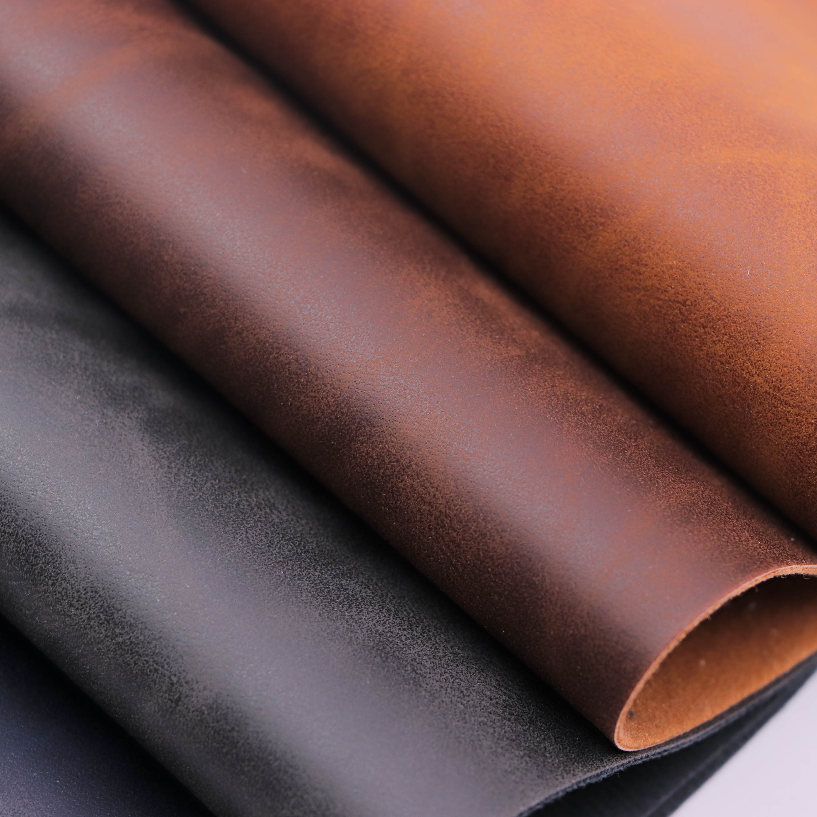 Yangbuck Skin grinding Crazy Horse PU leather for shoes