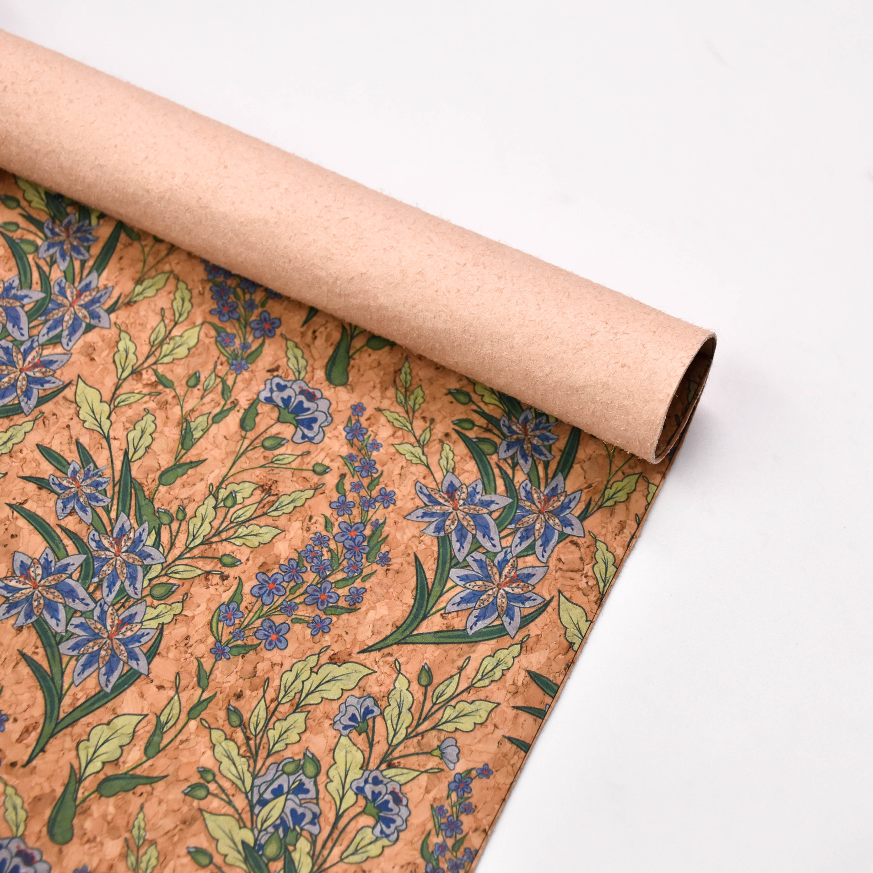 Printed pattern CORK PU LEATHER FOR SHOES/BAG 