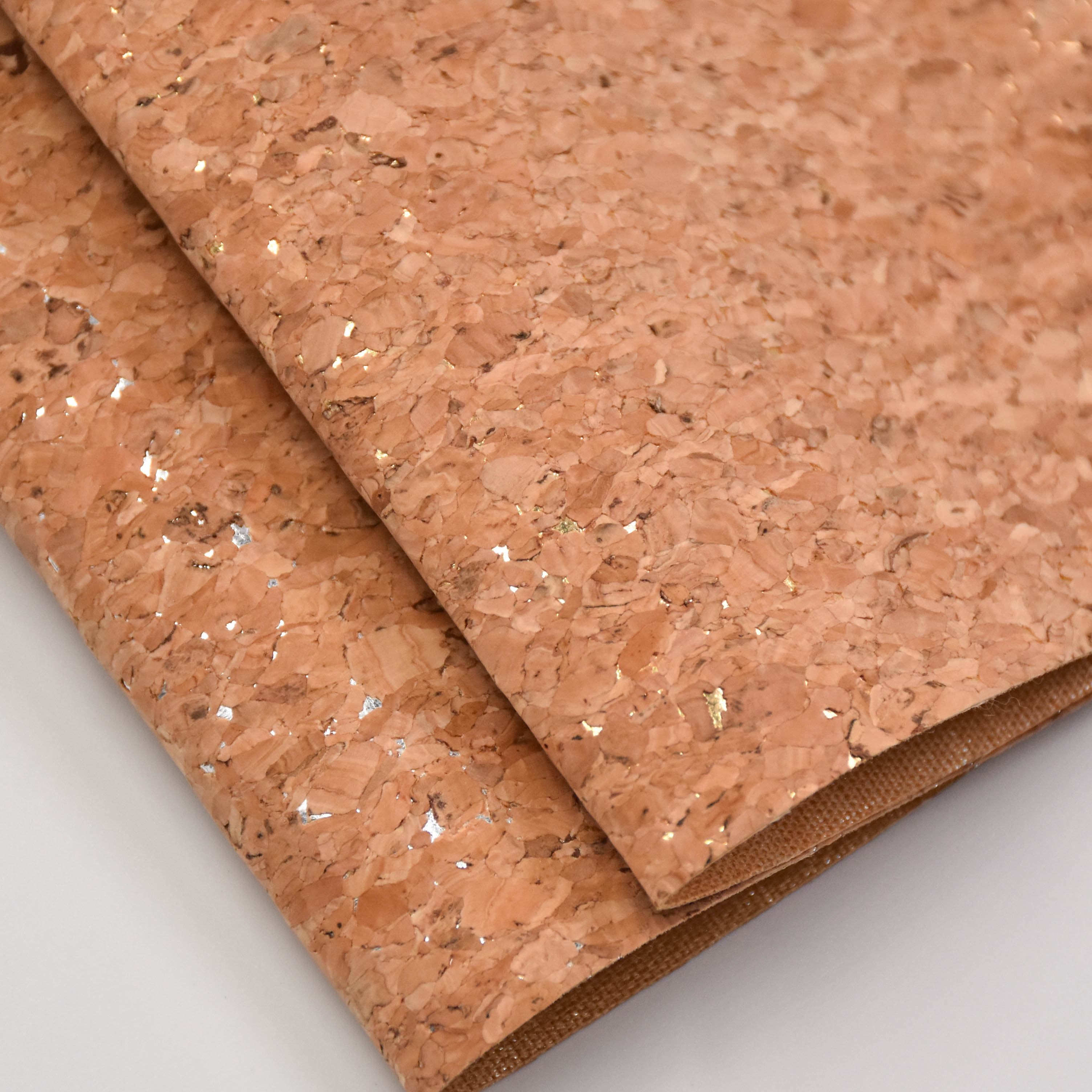 Printed cork PU leather for shoes/bag