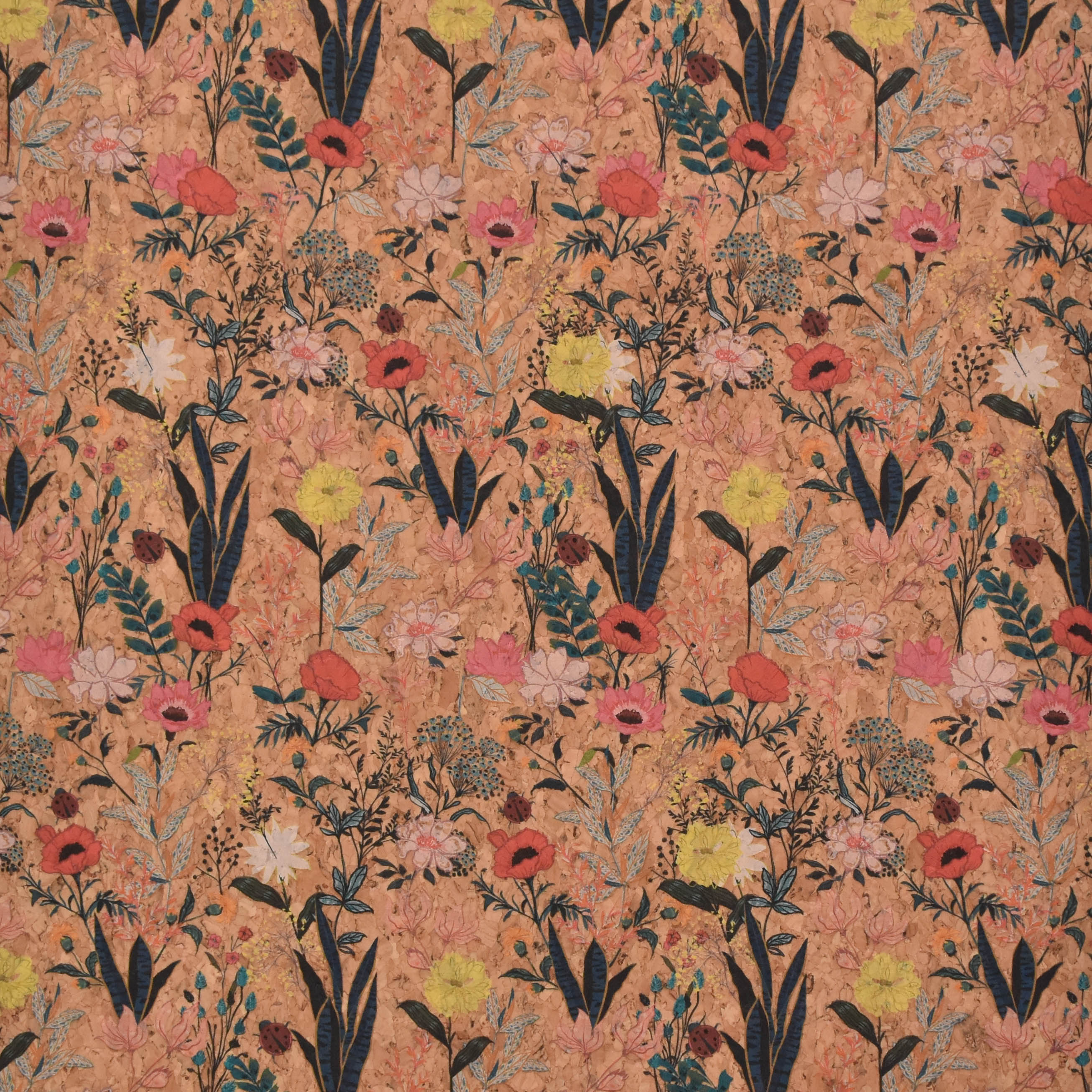 Printed pattern CORK PU LEATHER FOR SHOES/BAG 
