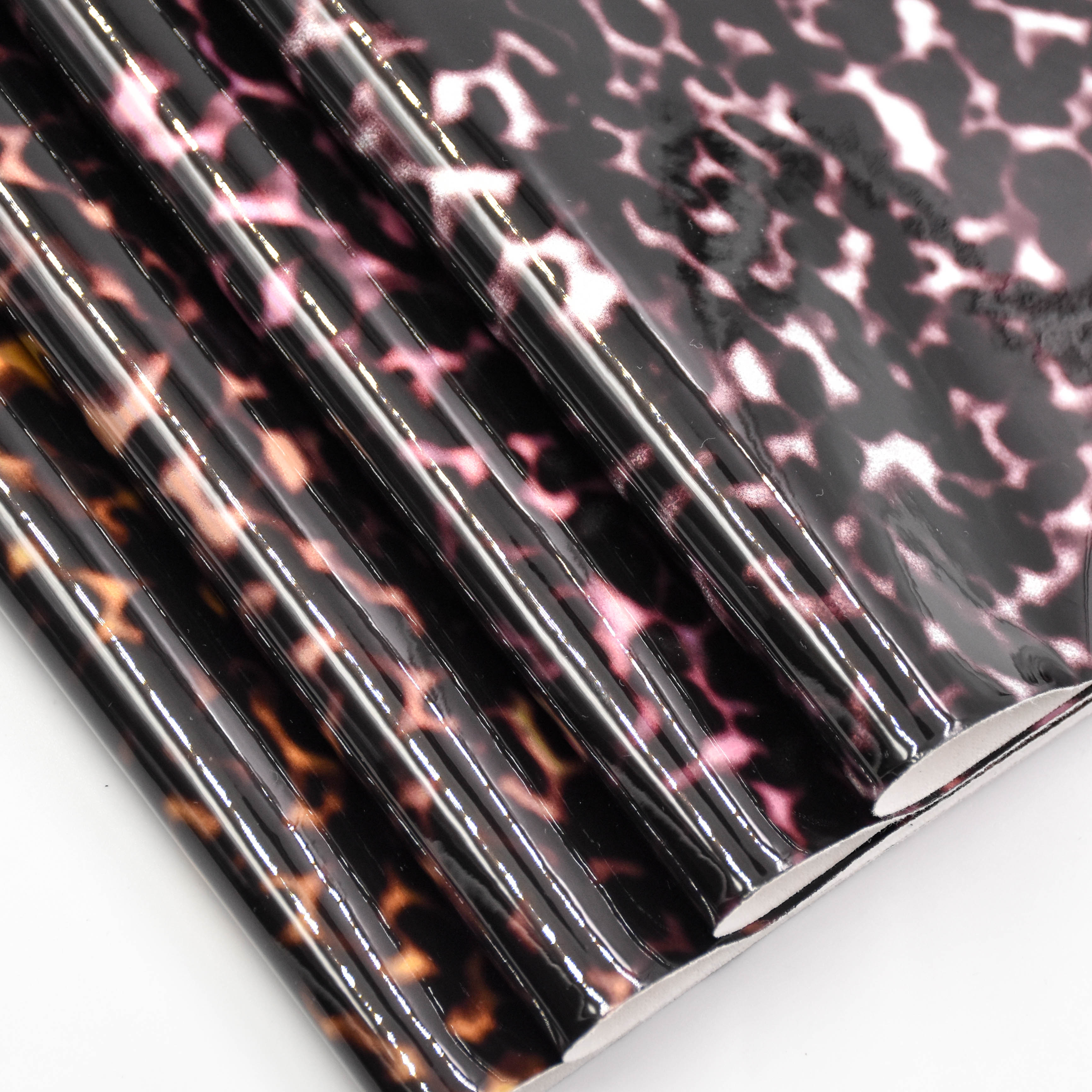 wholesale faux leather fabric print patterns TPU FOIL for shoes