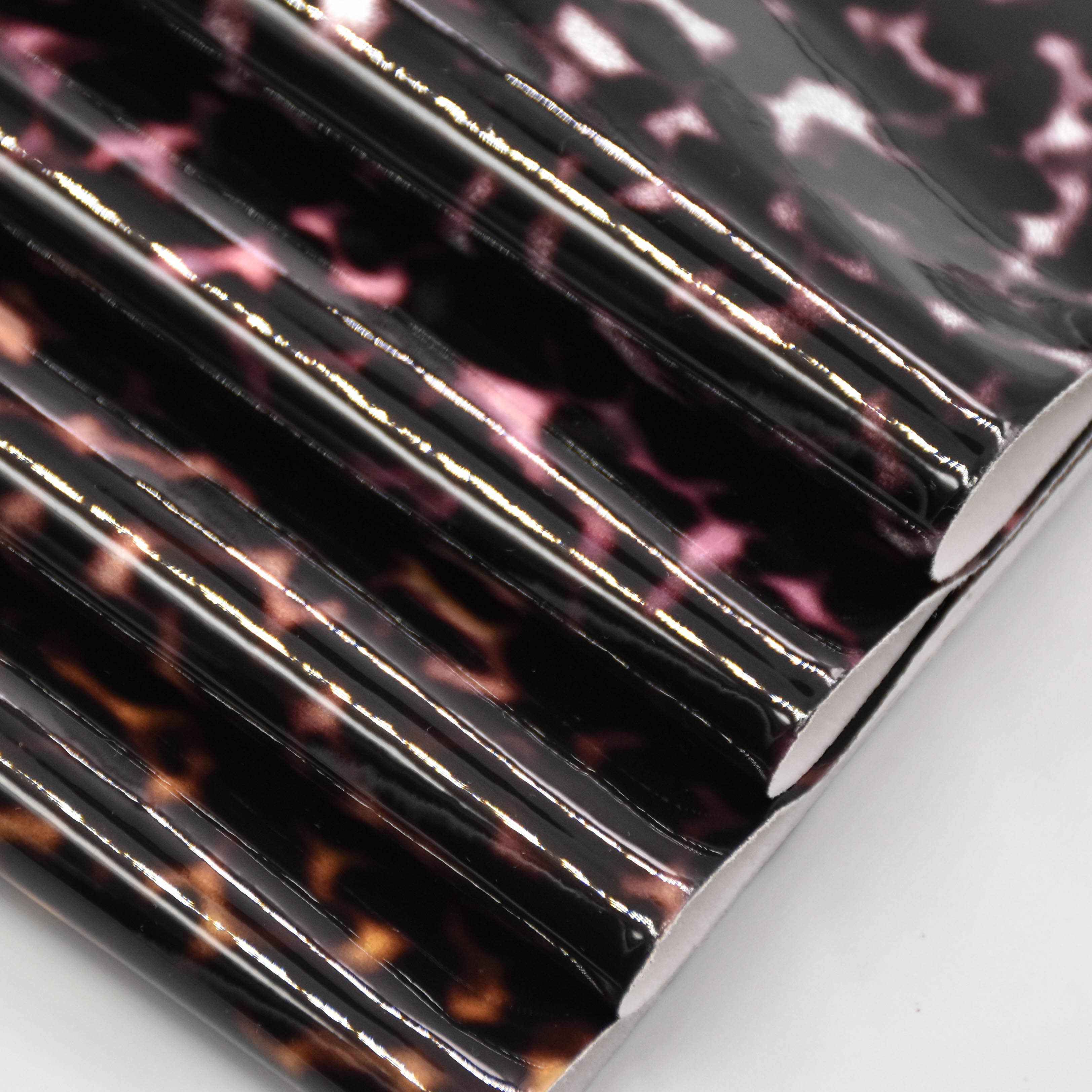 wholesale faux leather fabric print patterns TPU FOIL for shoes