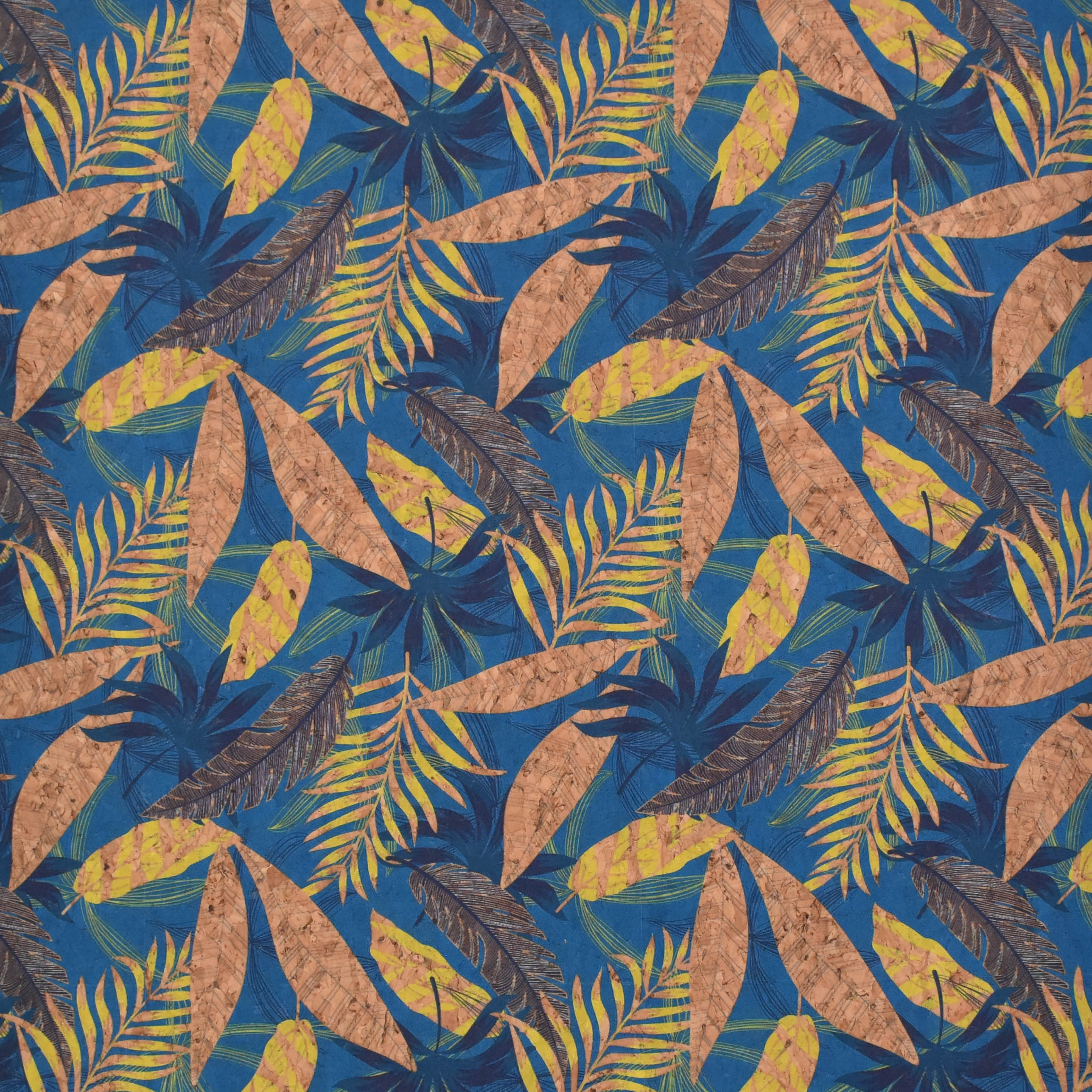 Printed pattern CORK PU LEATHER FOR SHOES/BAG