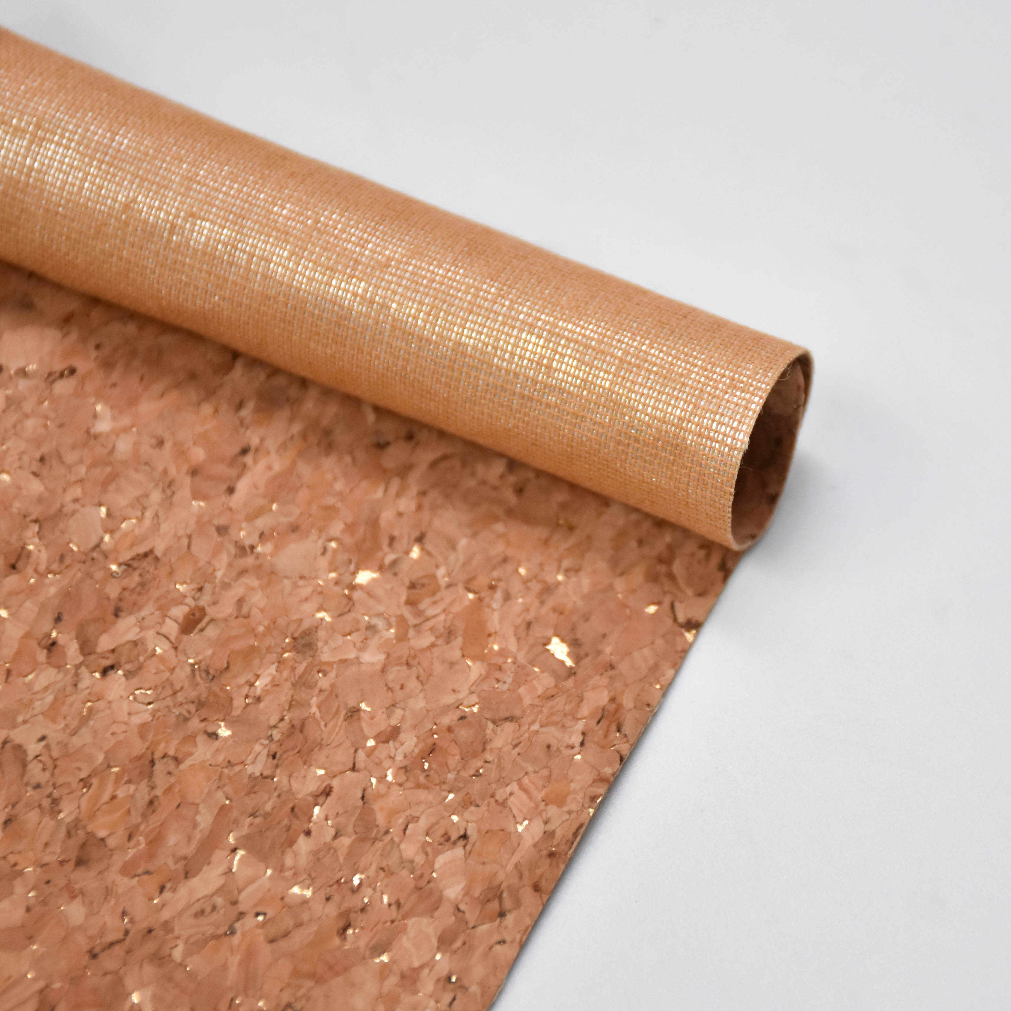 Printed cork PU leather for shoes/bag