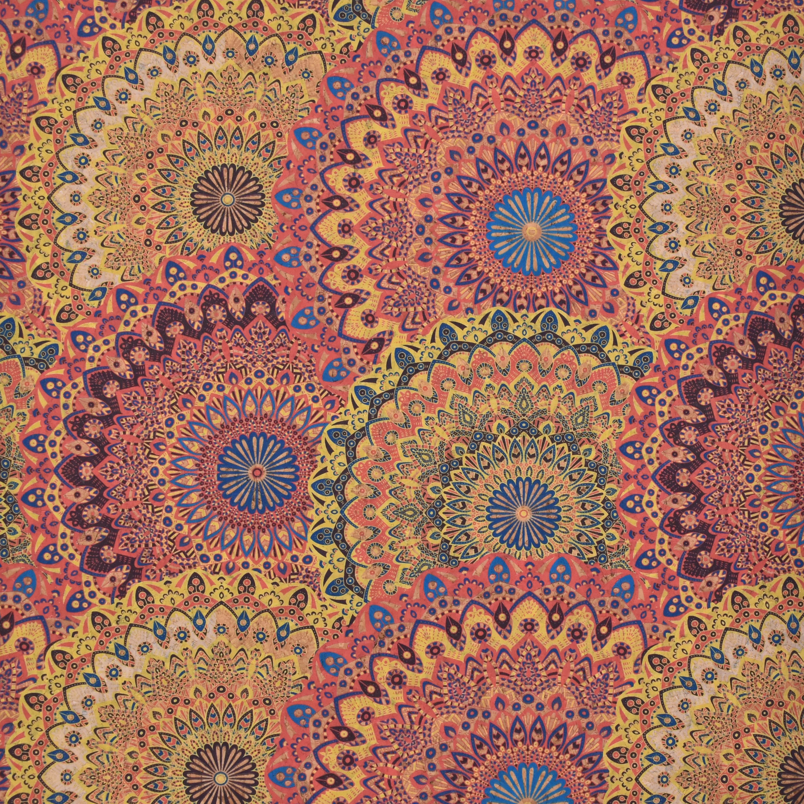 Printed pattern CORK PU LEATHER FOR SHOES/BAG
