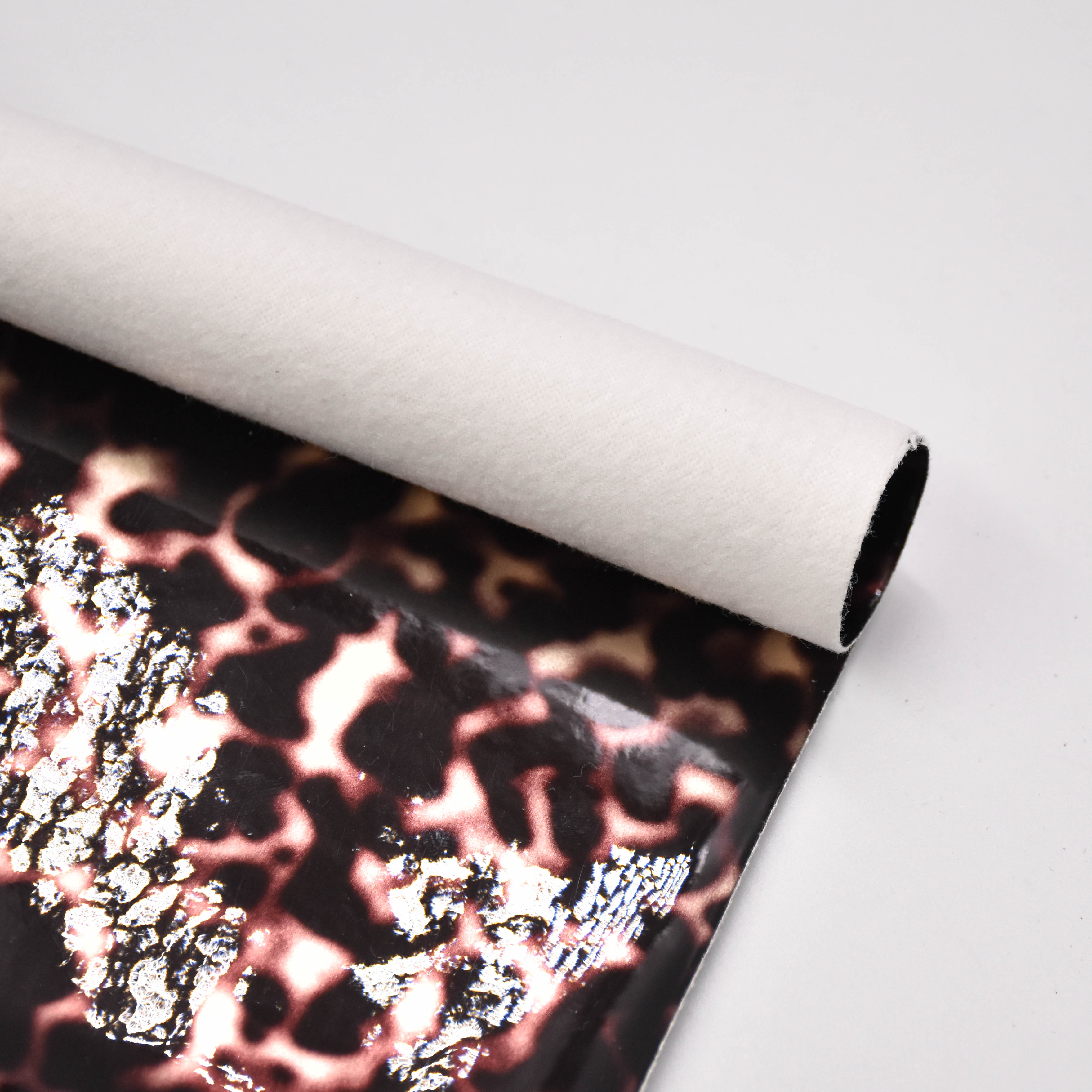 wholesale faux leather fabric print patterns TPU FOIL for shoes