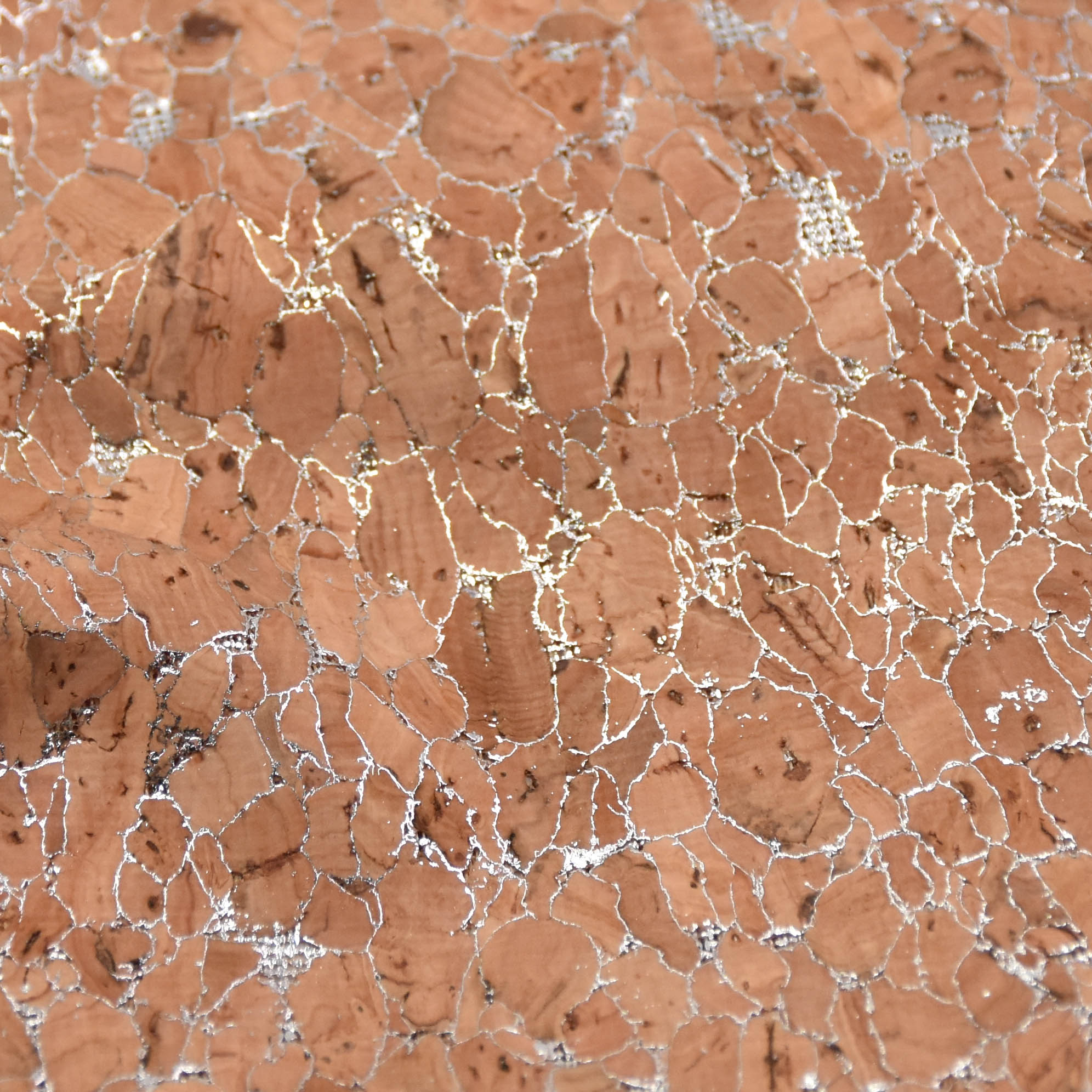 wholesale faux leather fabric Printed cork PU leather 