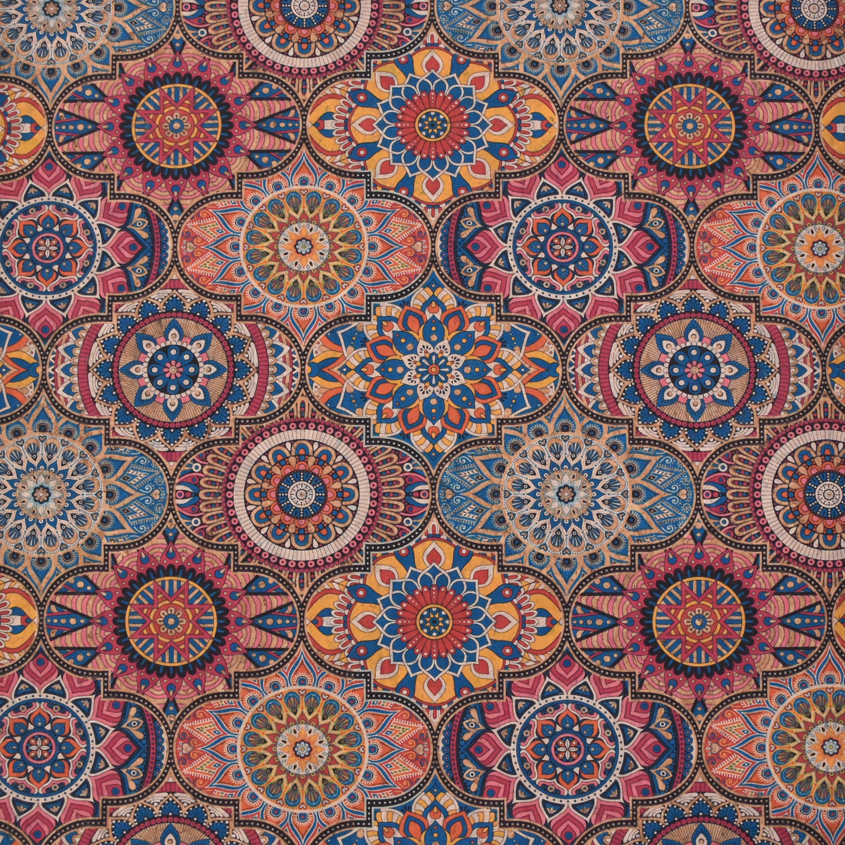 Printed pattern CORK PU LEATHER FOR SHOES/BAG