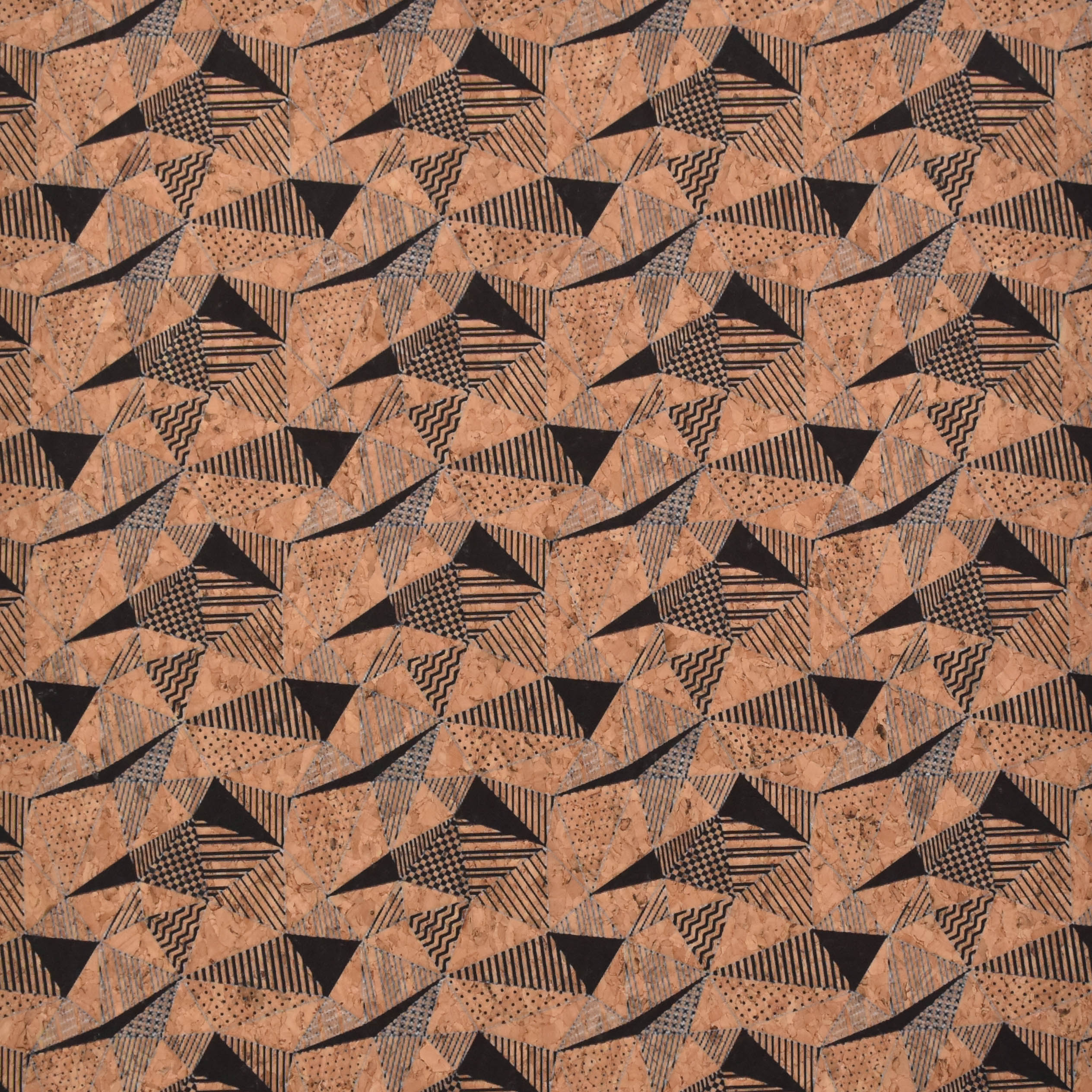 Printed pattern CORK PU LEATHER FOR SHOES/BAG