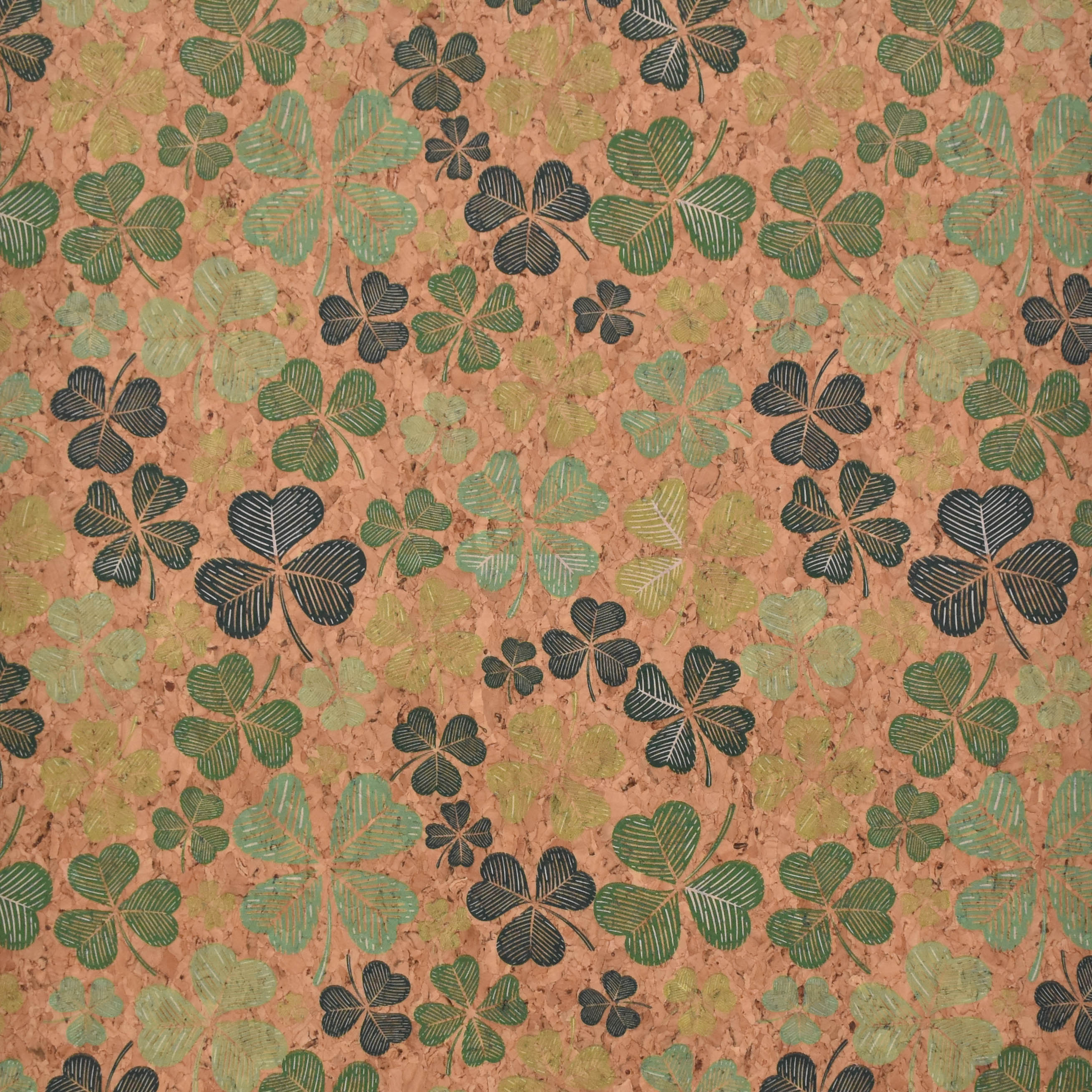Printed pattern CORK PU LEATHER FOR SHOES/BAG 