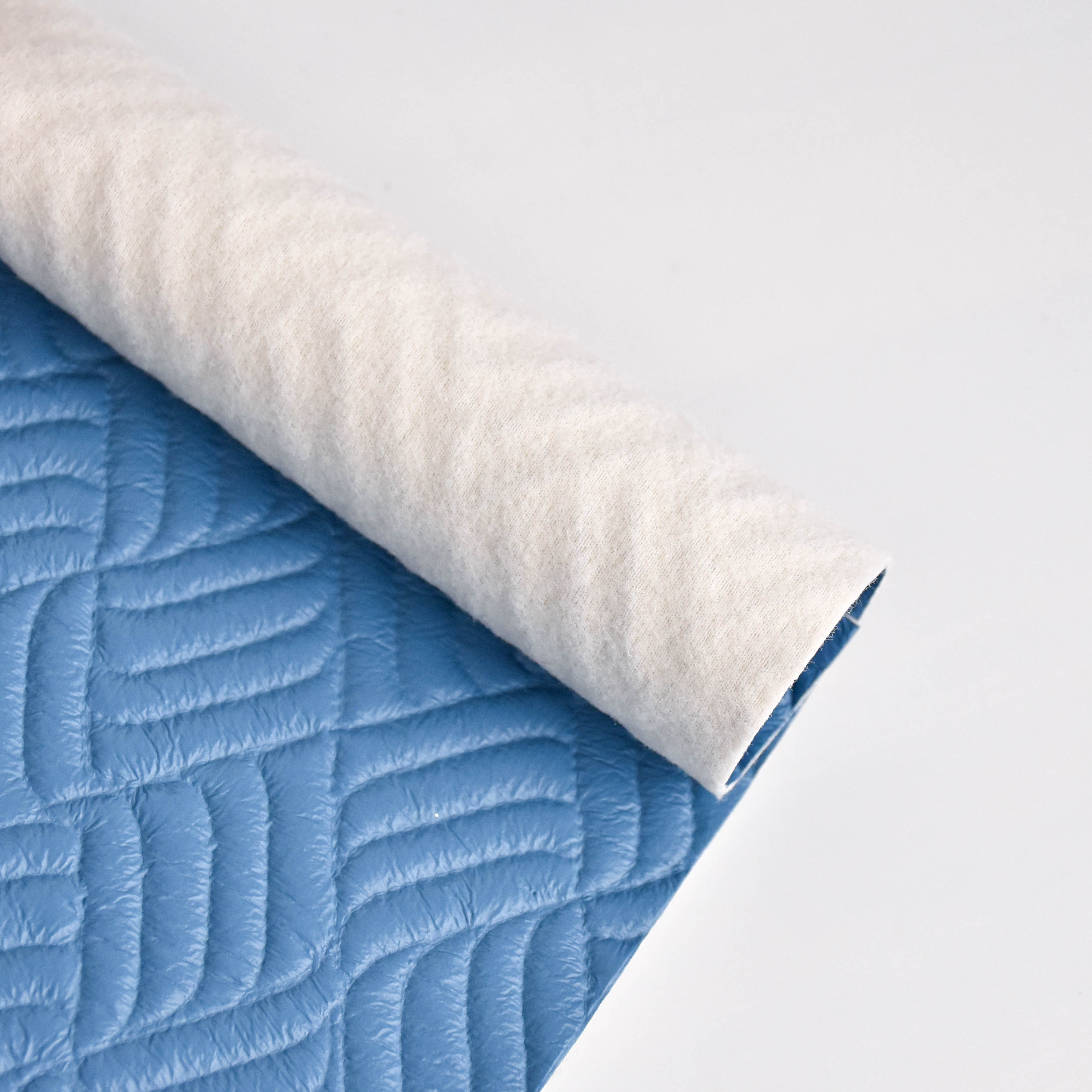 wholesale faux leather fabric semi-PU leather fabric for bag