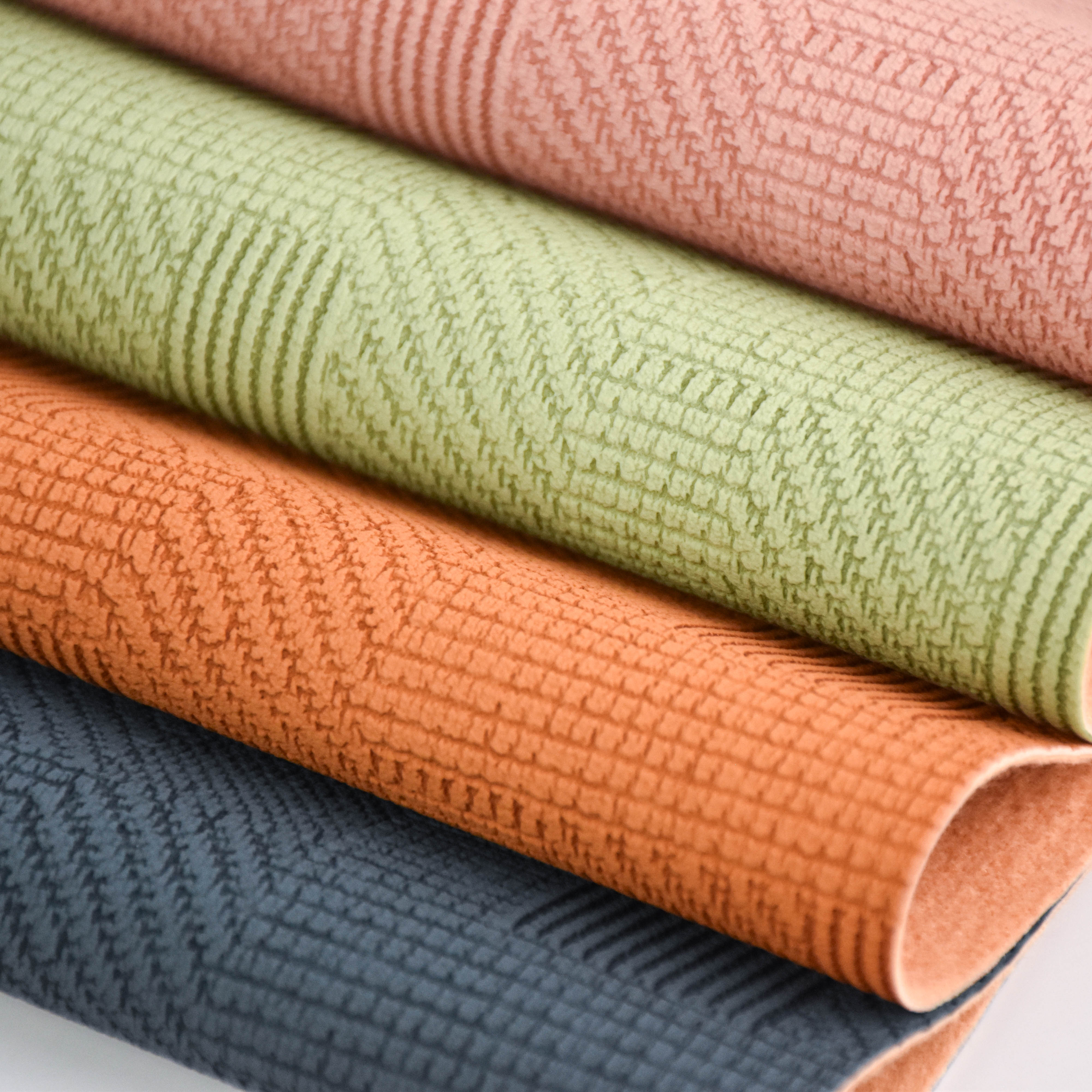 Pattern semi-PU Faux leather fabric for bag 