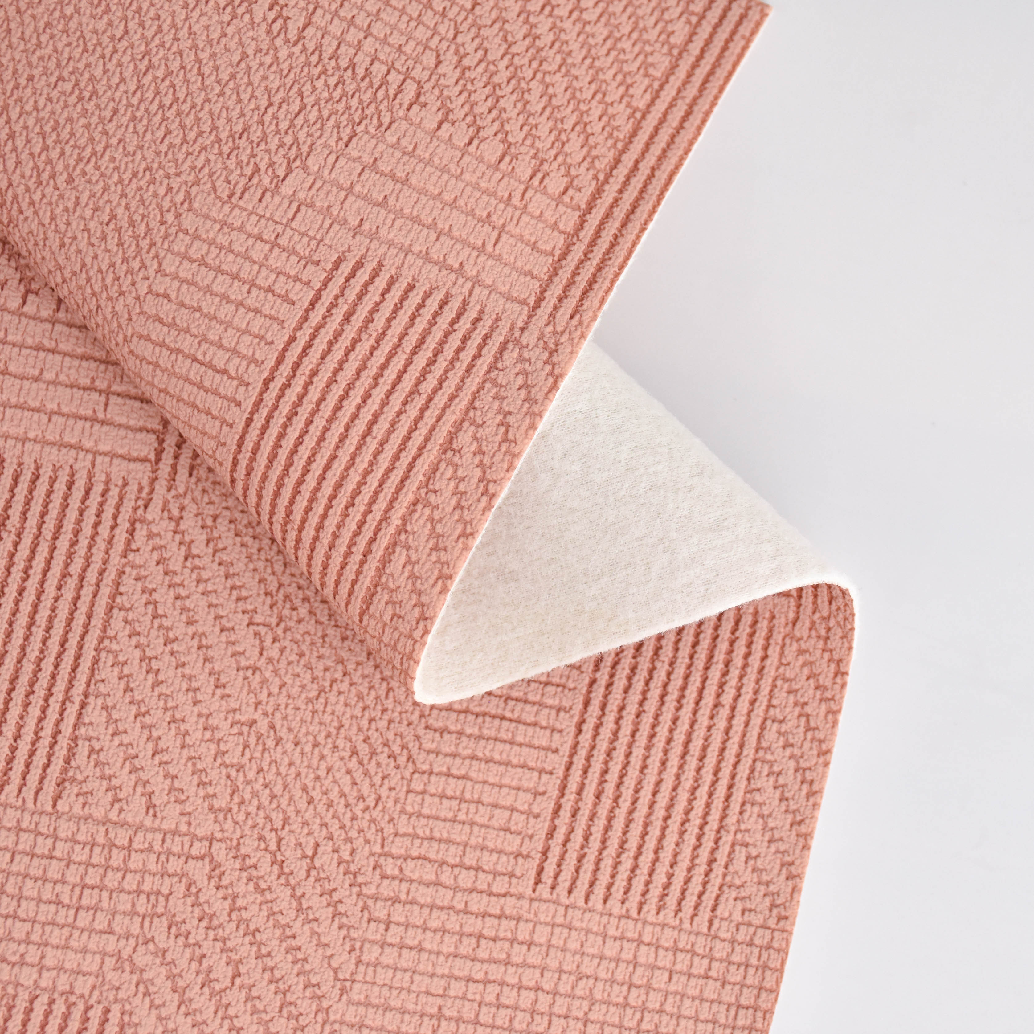 Pattern semi-PU Faux leather fabric for bag 