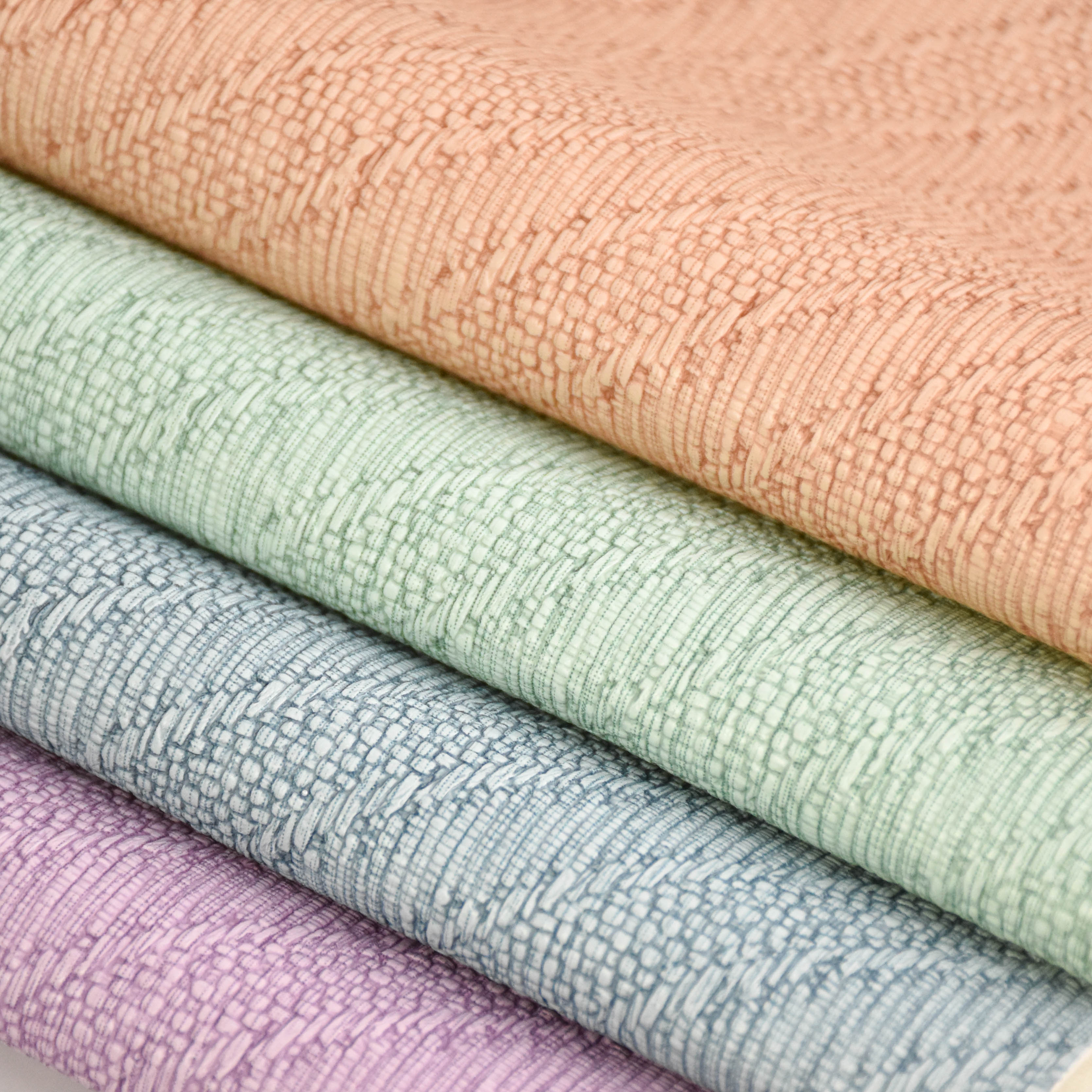 wholesale faux leather fabric semi-PU leather fabric for bag