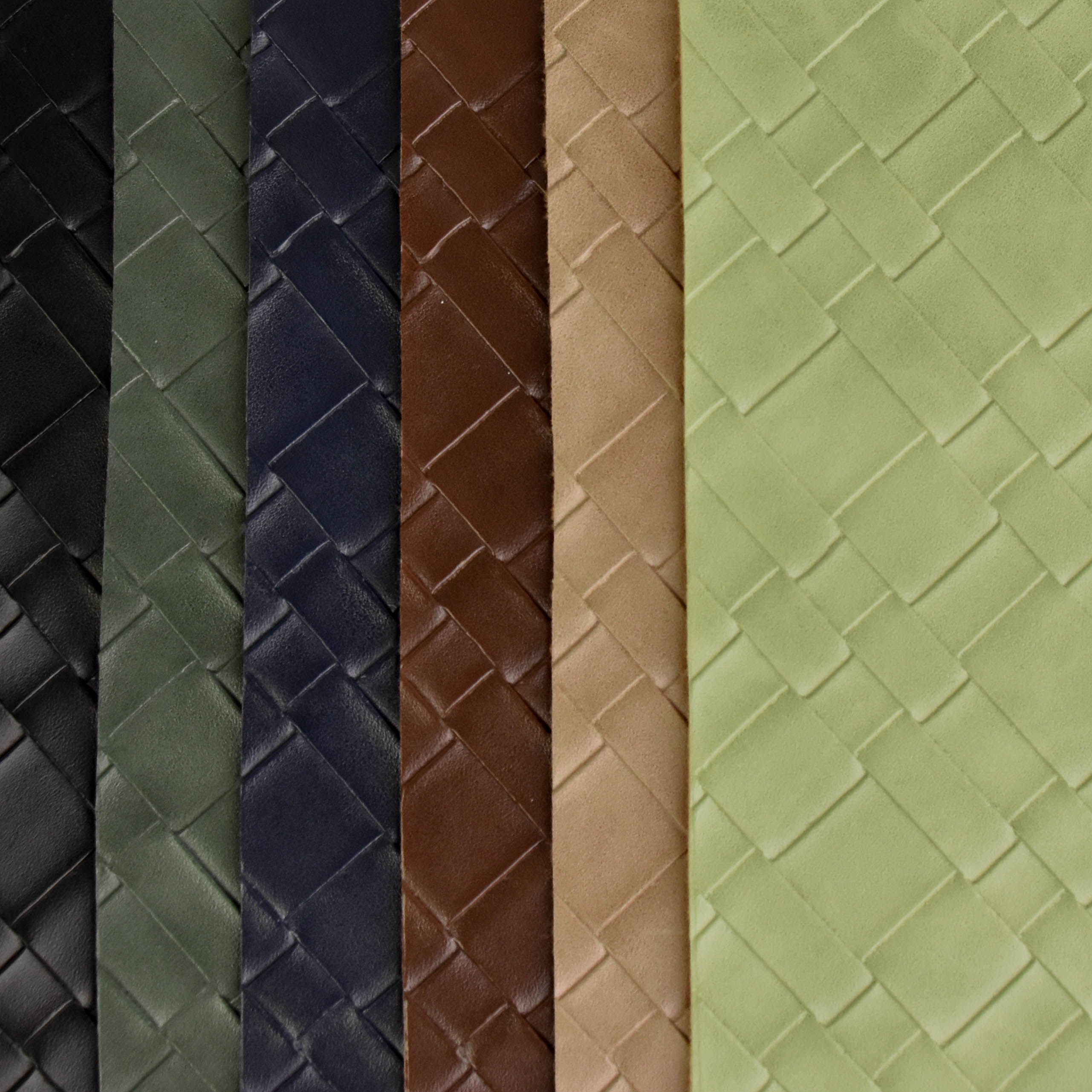 wholesale faux leather fabric semi-PU leather fabric for bag