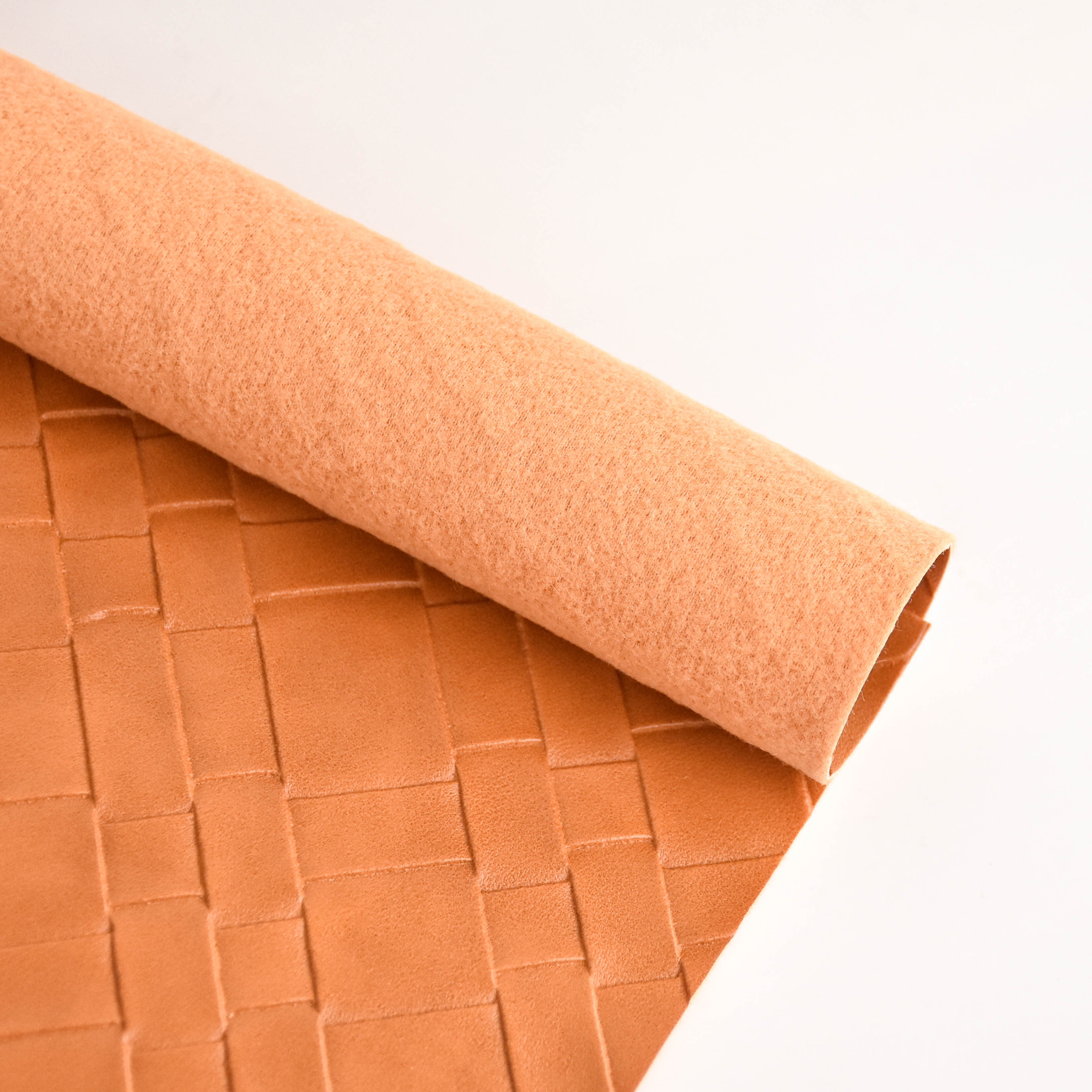 wholesale faux leather fabric semi-PU leather fabric for bag