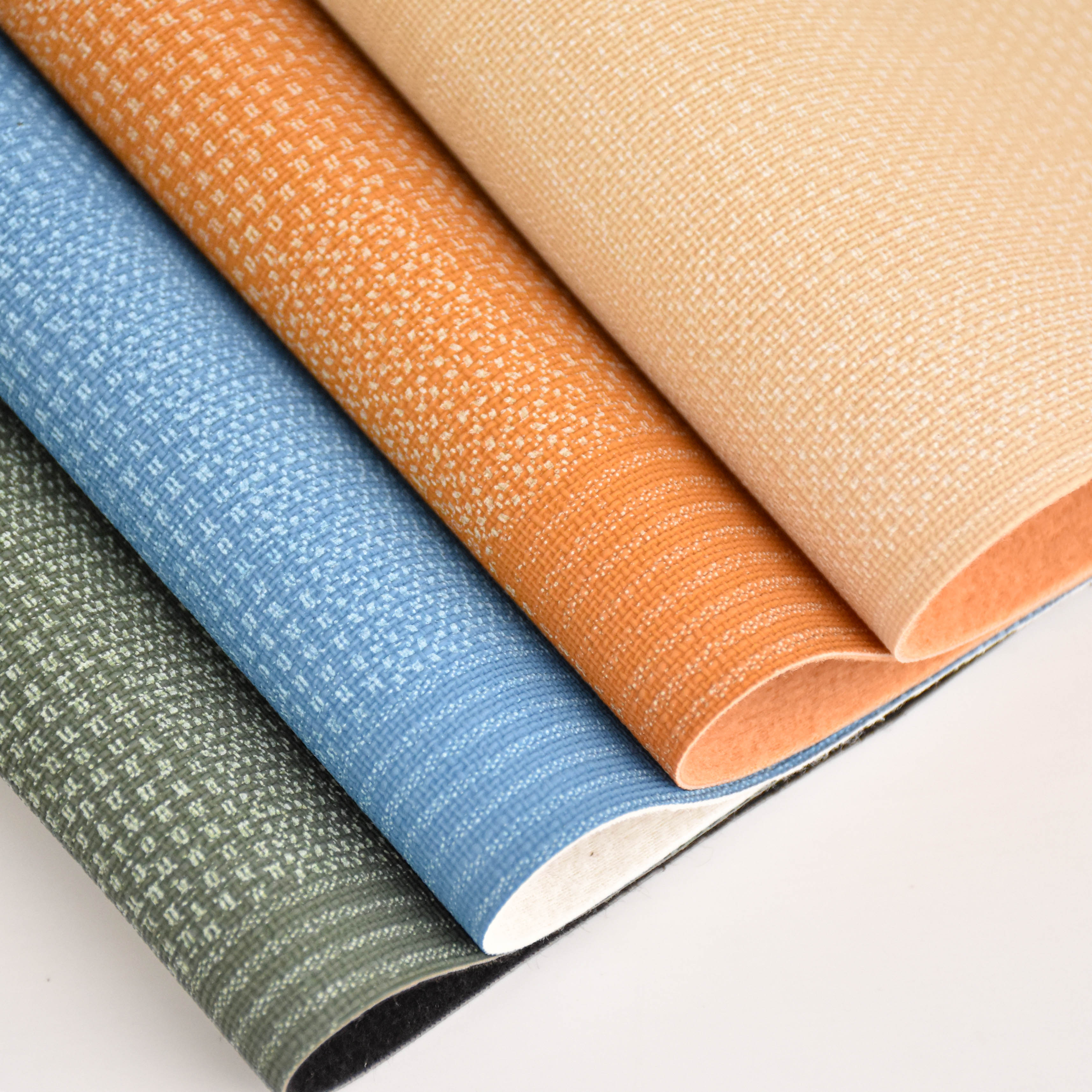 Pattern semi-PU Faux leather fabric for bag