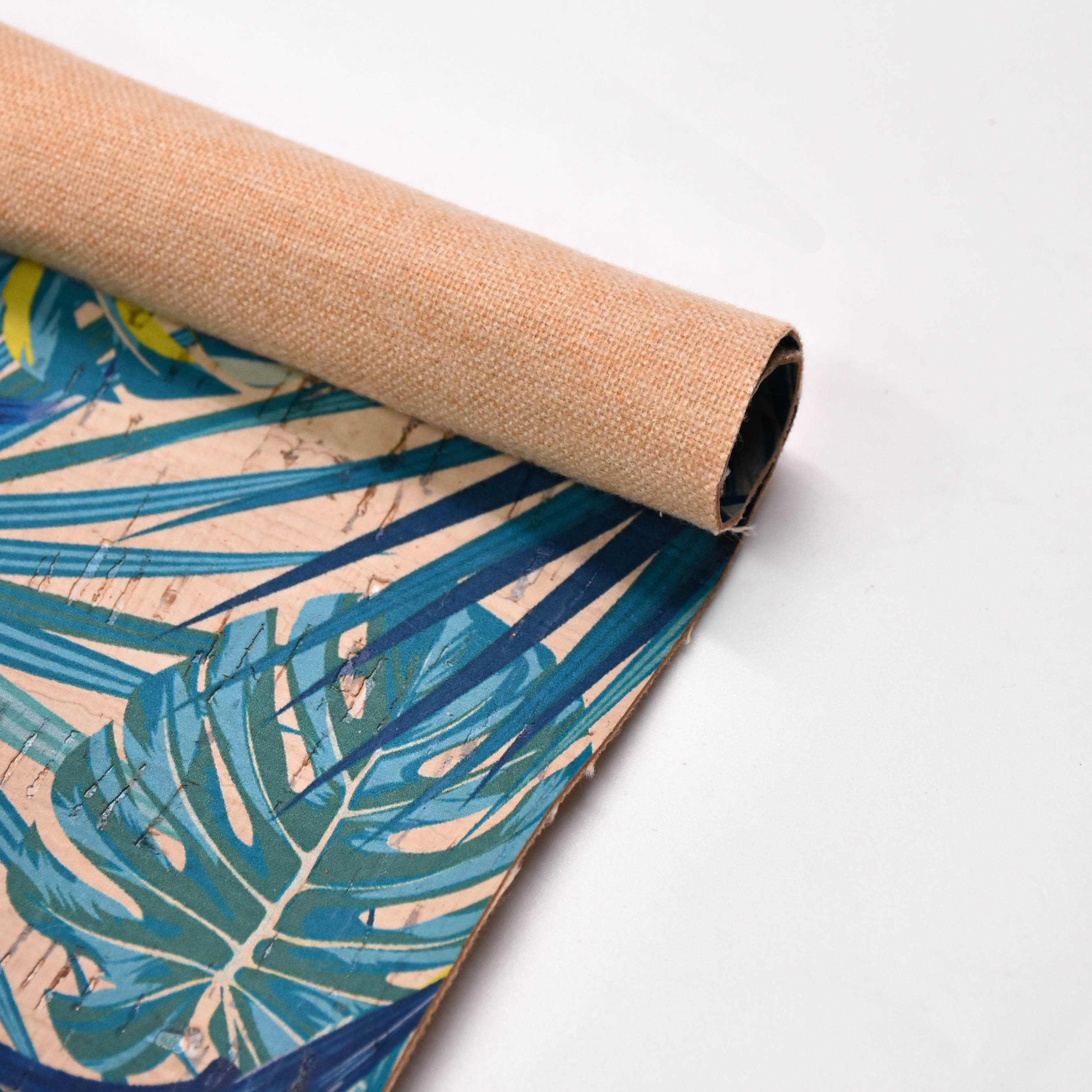 Printed pattern CORK PU LEATHER FOR shoes