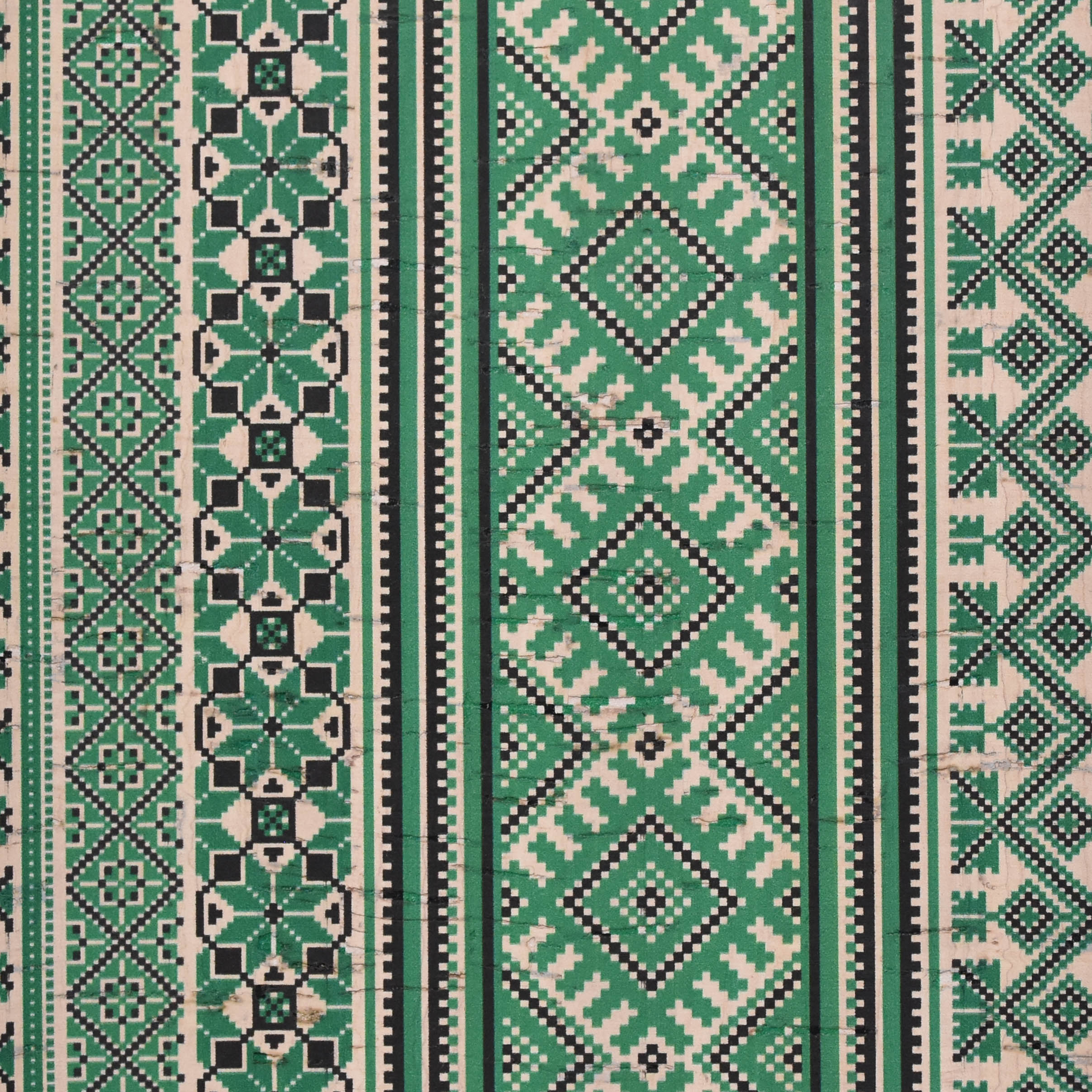 Printed pattern CORK PU LEATHER FOR shoes