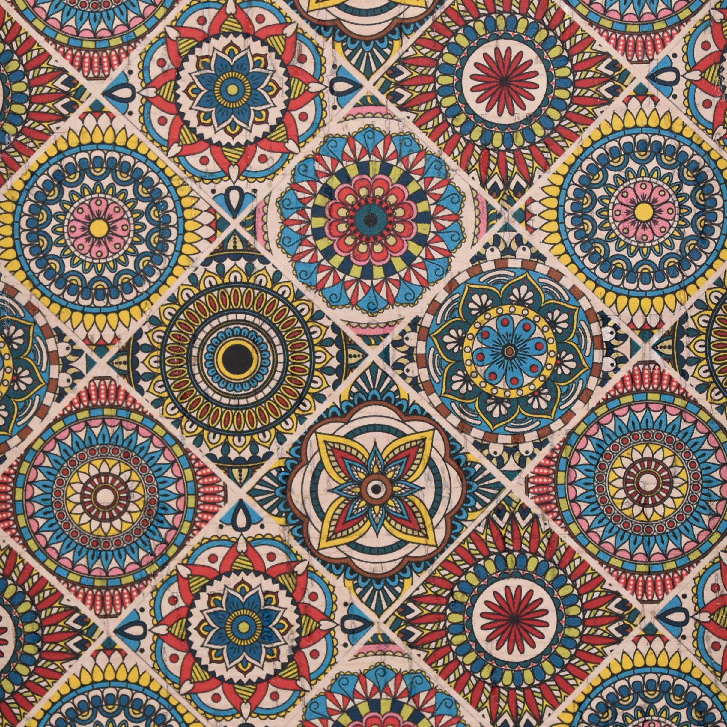 Printed pattern CORK PU LEATHER FOR shoes