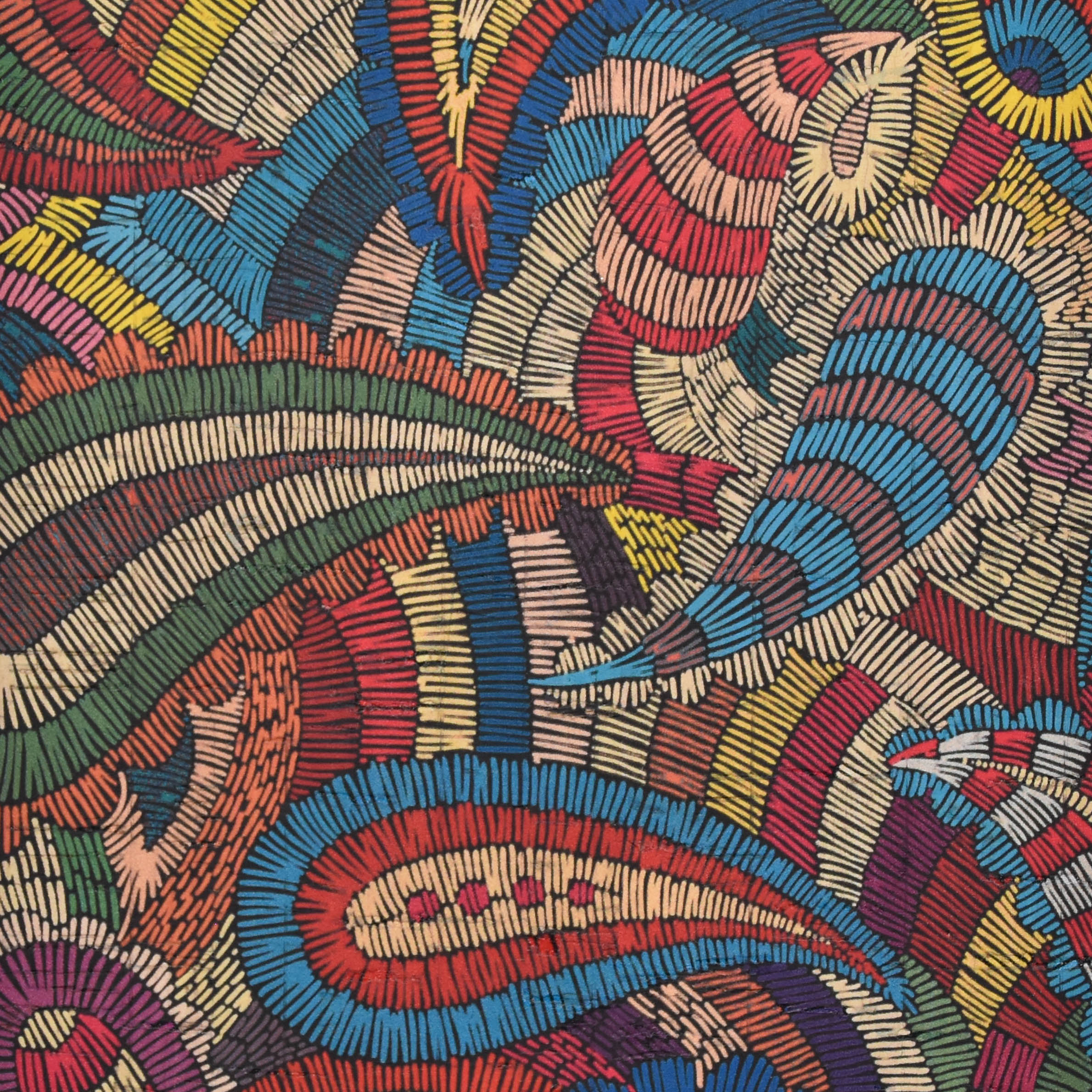 Printed pattern CORK PU LEATHER FOR shoes