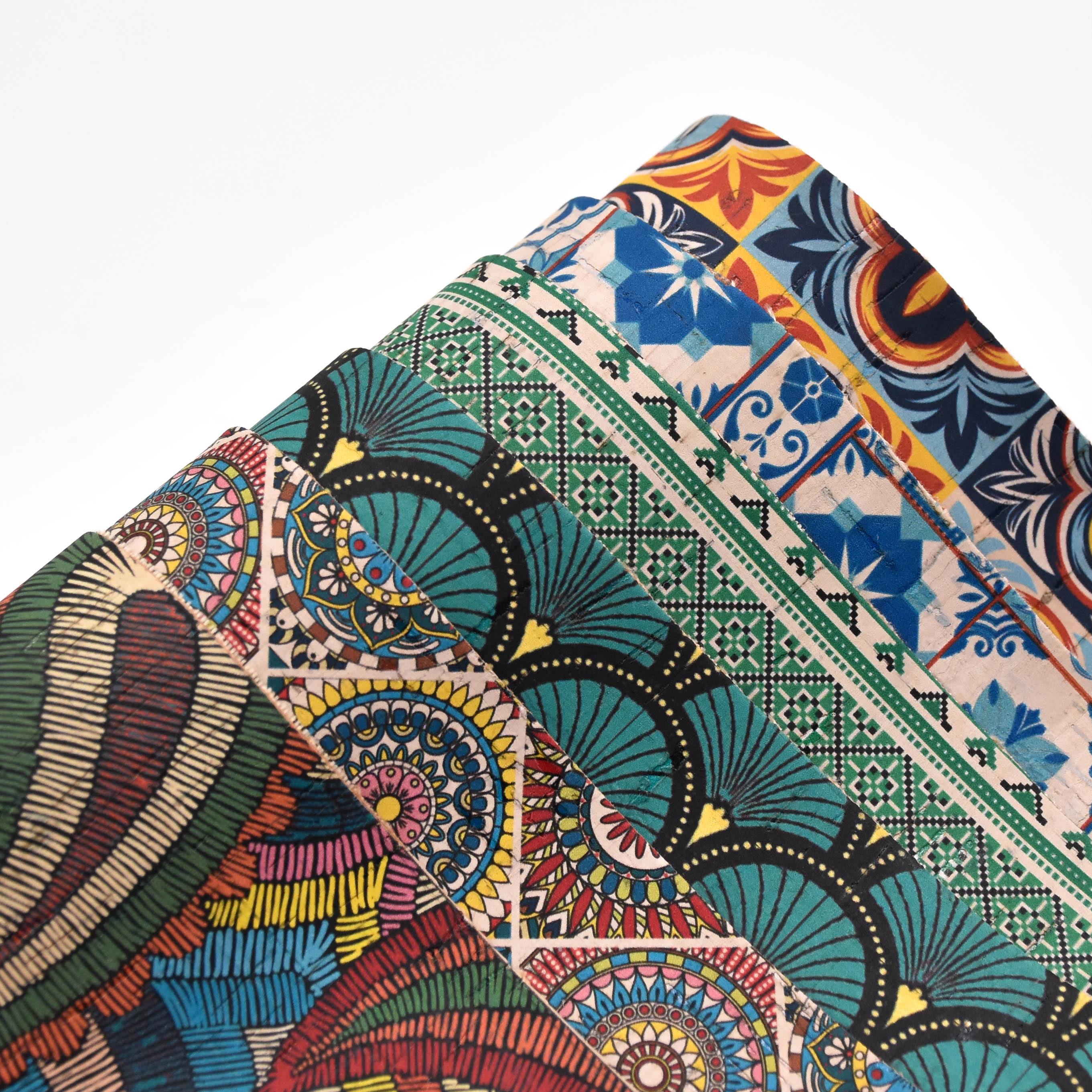 Printed pattern CORK PU LEATHER FOR shoes