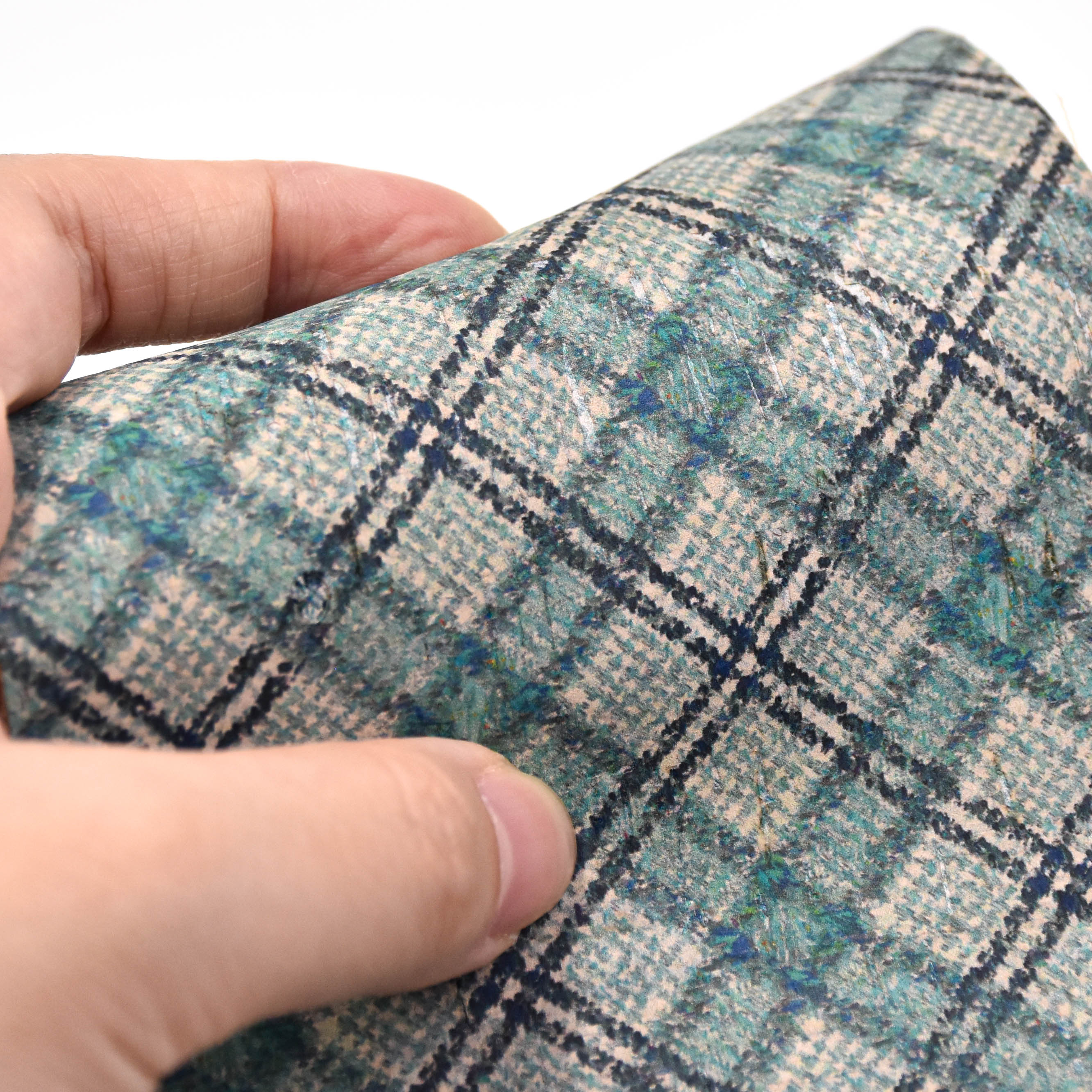 Printed pattern CORK PU LEATHER FOR shoes