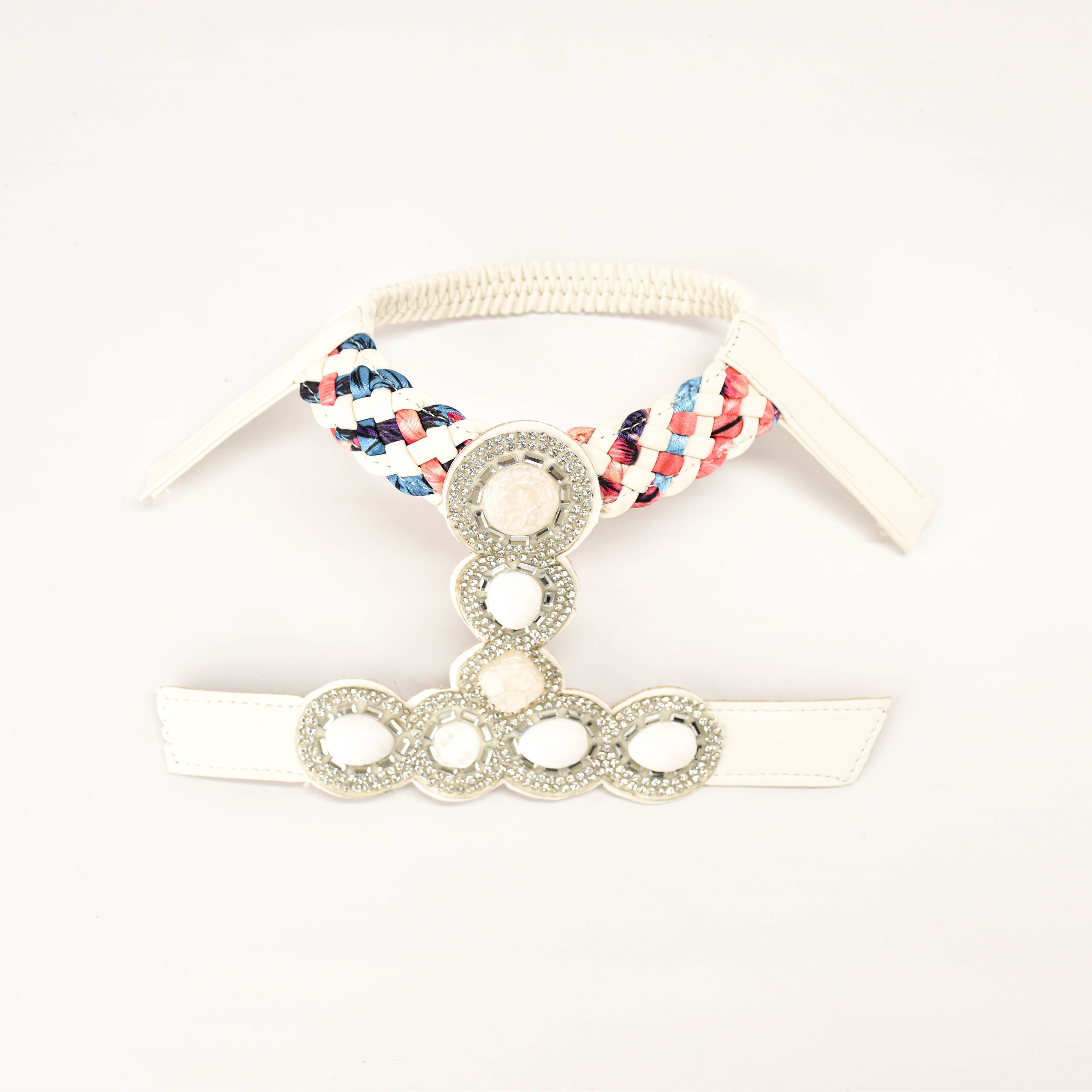 China Manufactures Ladies Shoe Upper PU Leather Women Sandals Upper Vamp