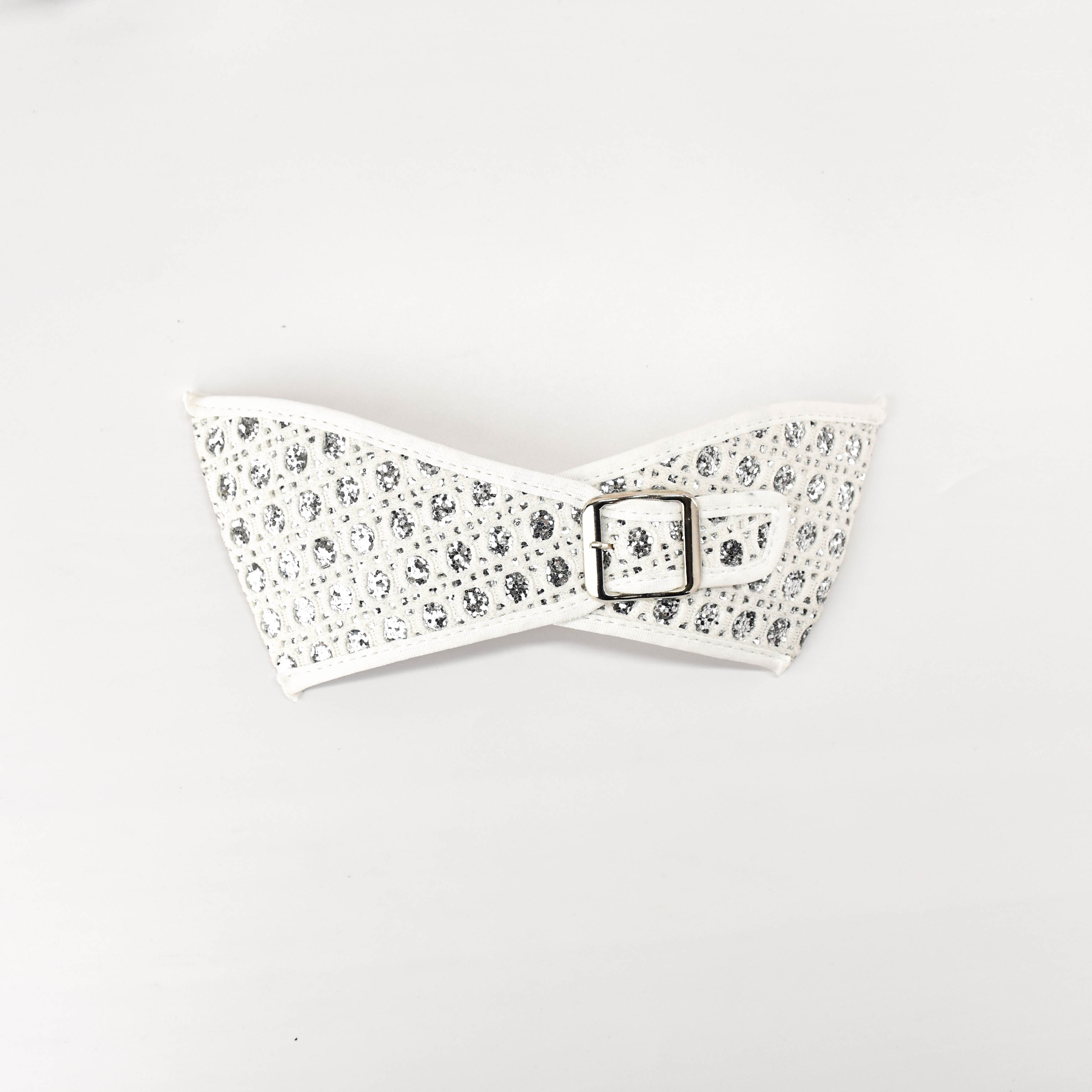 Wholesale Single Buckle Outer Wear Beach Slides with Glitter Uppers