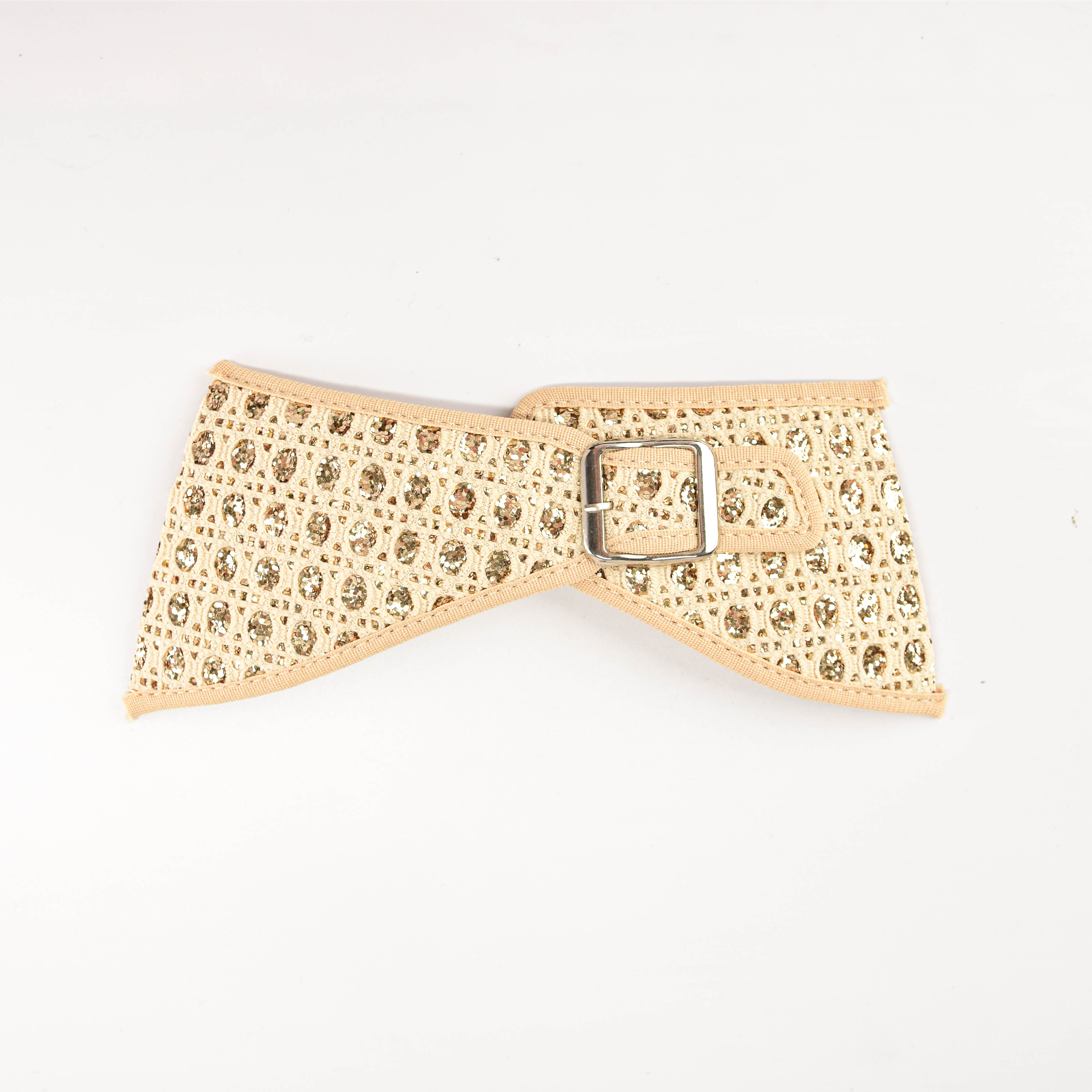 Wholesale Single Buckle Outer Wear Beach Slides with Glitter Uppers