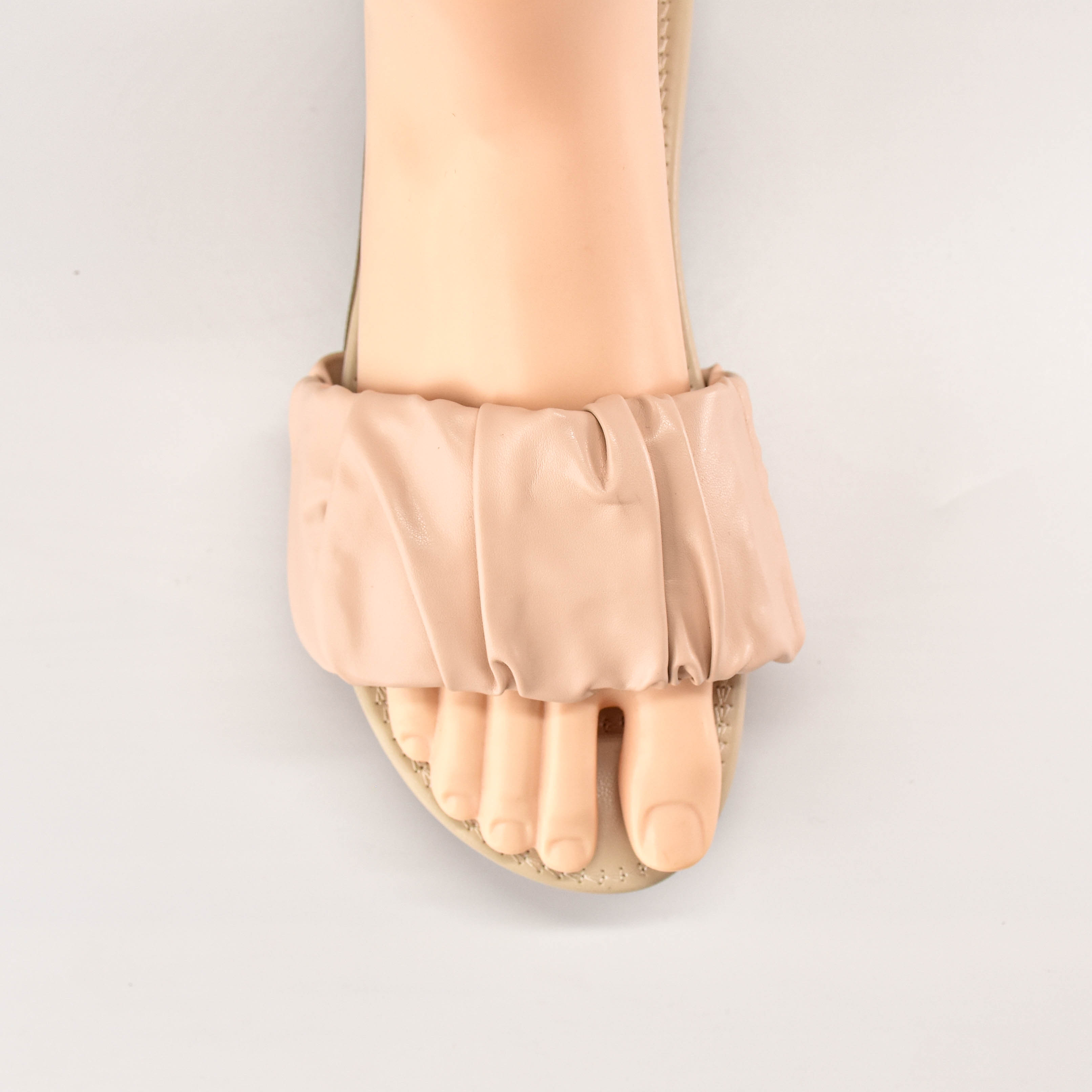 wholesale Ladies Shoe Upper PU Leather Upper Vamp