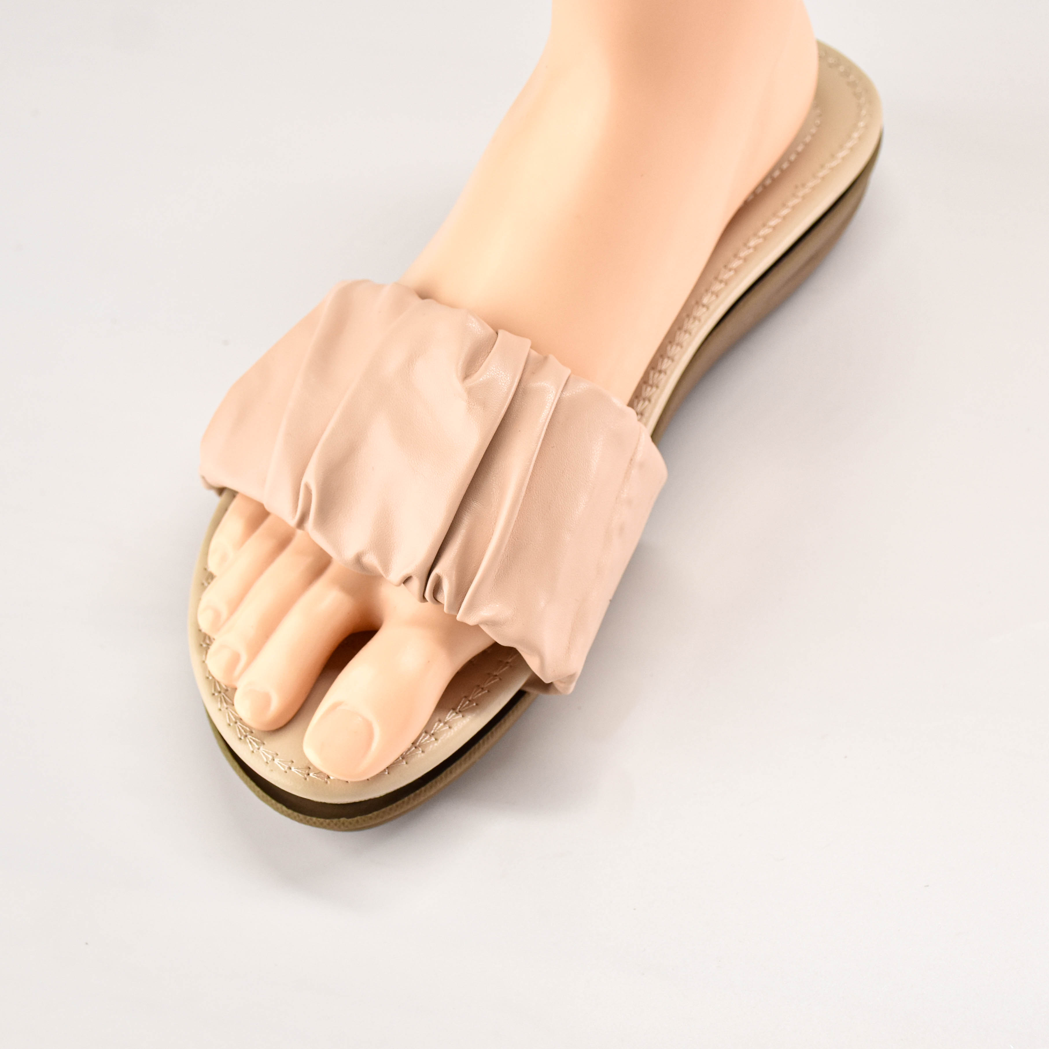 wholesale Ladies Shoe Upper PU Leather Upper Vamp