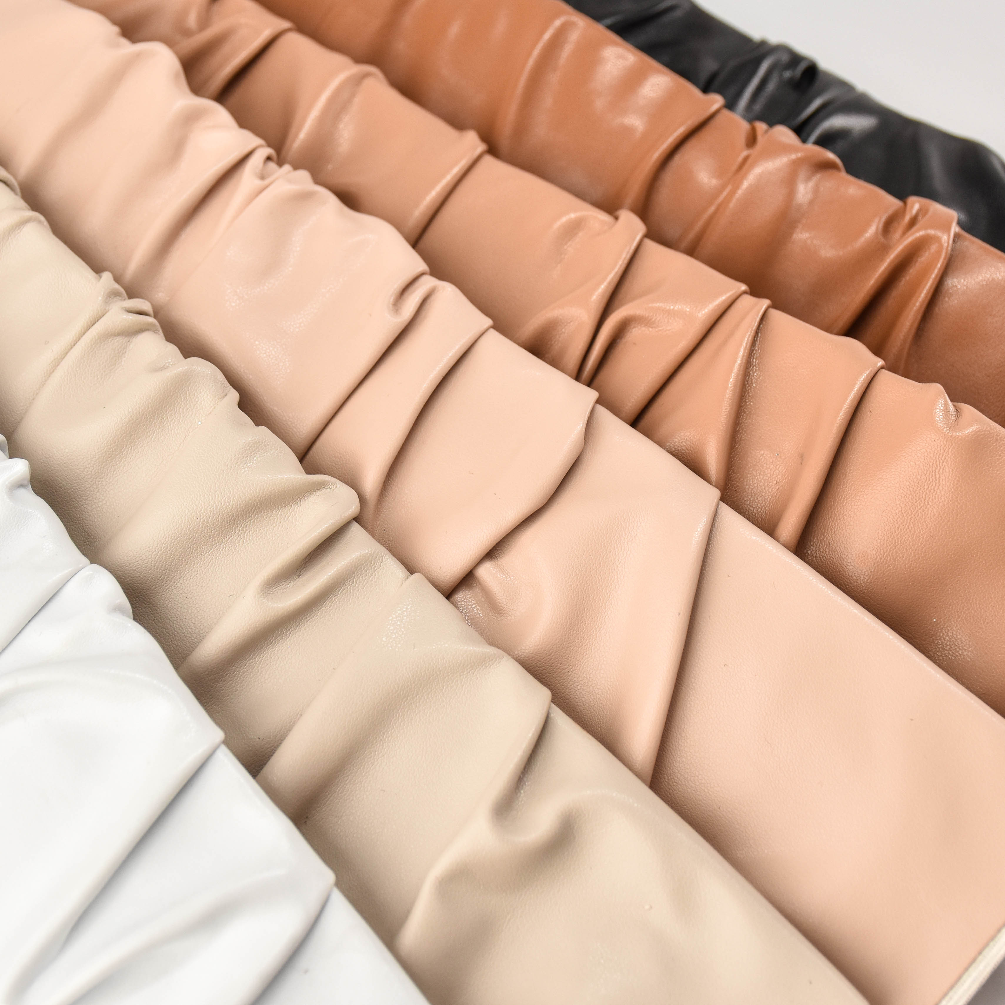 wholesale Ladies Shoe Upper PU Leather Upper Vamp