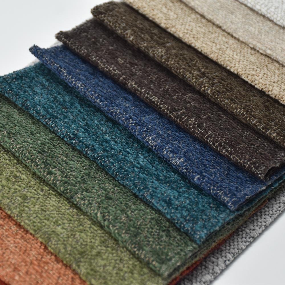 Home textile fabric 100% Polyester lmitation Chenille sofa fabric for upholstery