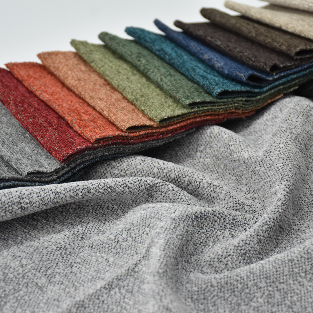 Home textile fabric 100% Polyester lmitation Chenille sofa fabric for upholstery