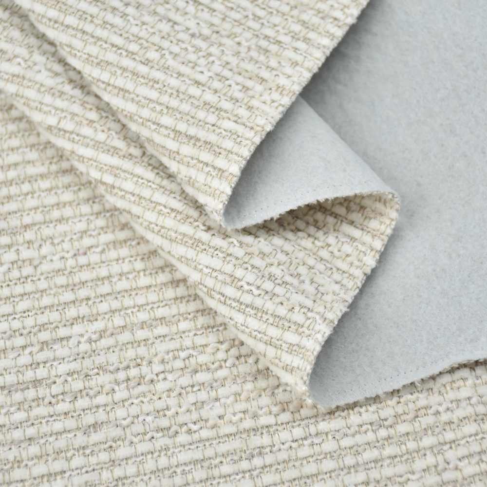 Home textile fabric 100% Polyester imitation linen sofa fabric for upholstery