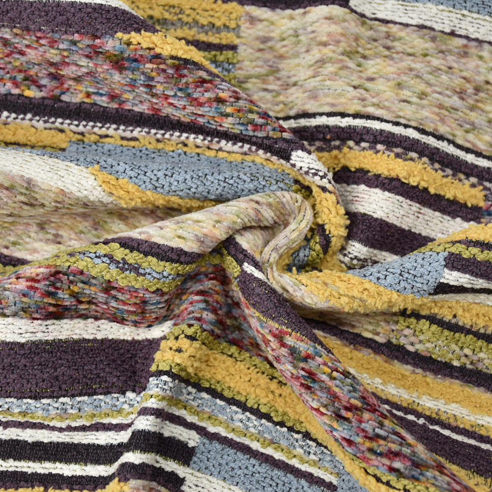 Home textile fabric 100% Polyester Signature Collection knitted sofa fabric for Pillow/carpet