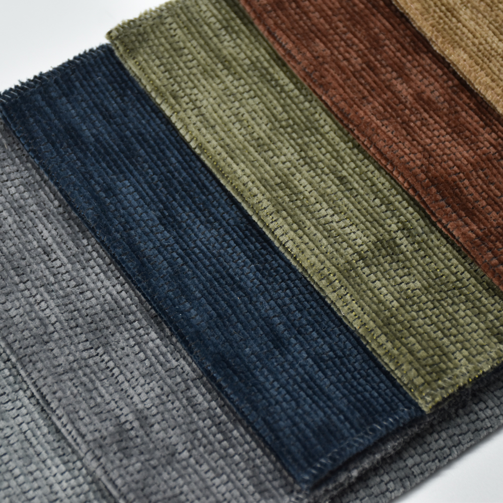 Home textile fabric 100% Polyester chenille sofa fabric for  upholstery
