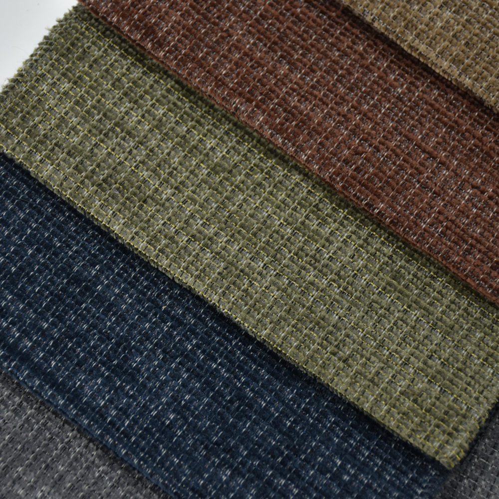 Home textile fabric 100% Polyester chenille sofa fabric for upholstery