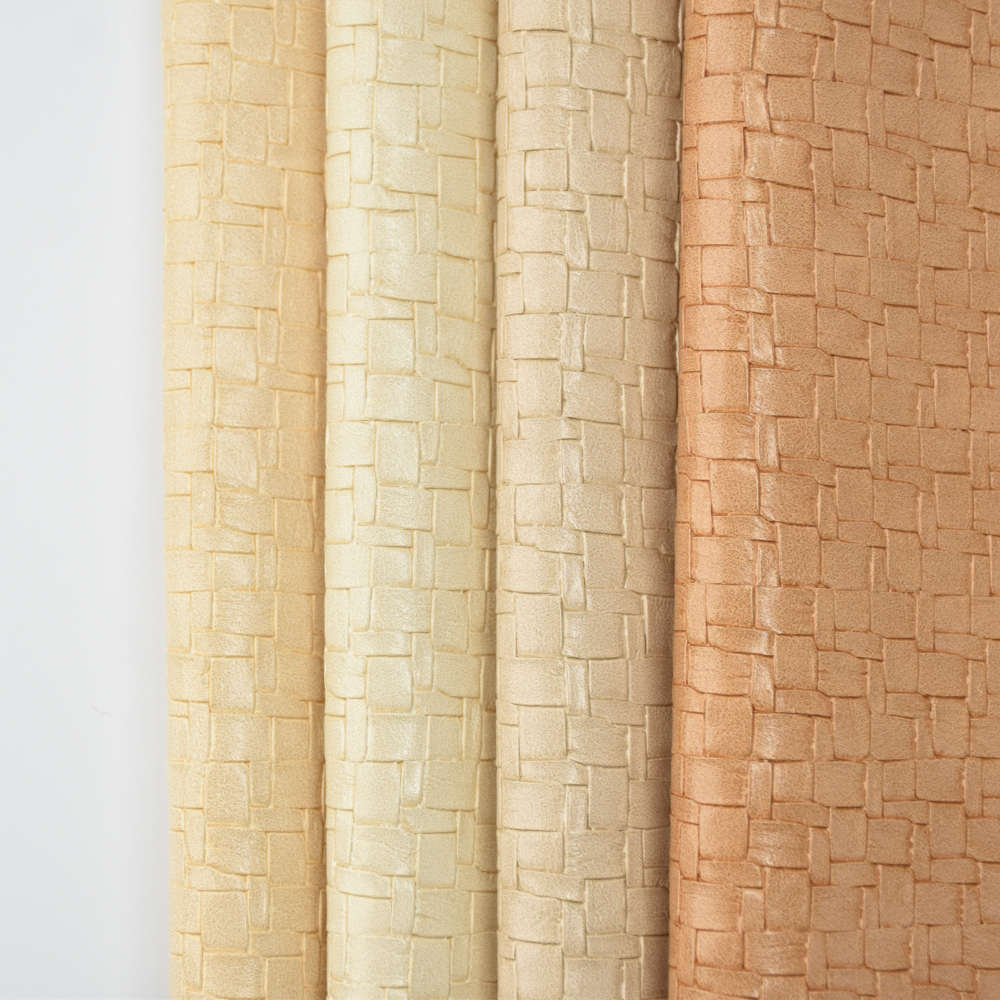 Artificial pu leather Soft touch Vacuum Emboss yntheticLeather Fabric For Bag/shoes