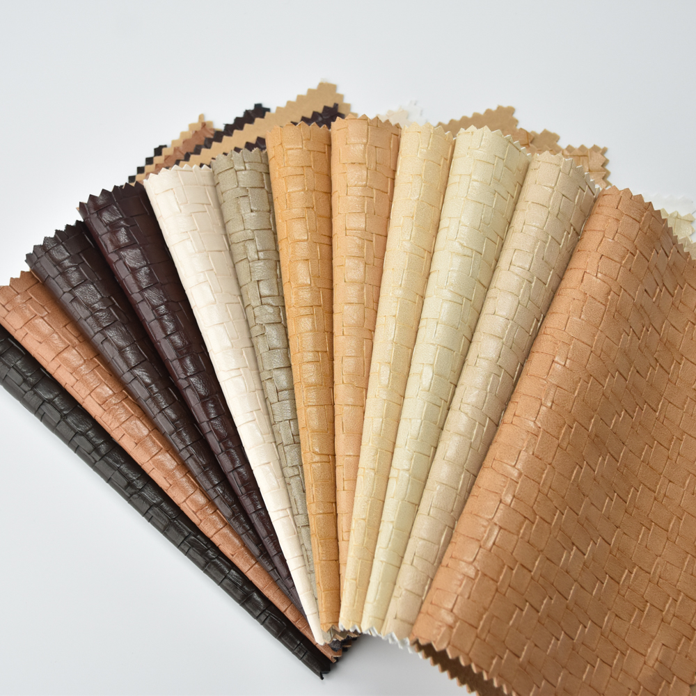 Artificial pu leather Soft touch Vacuum Emboss yntheticLeather Fabric For Bag/shoes