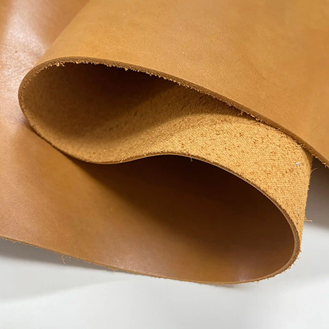 Comparison of genuine leather vs split leather with genuine surface - visually identical