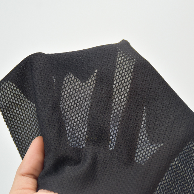 130GSM Quick Dry Breathable Honeycomb Mesh Elastane Fabric 91% Polyamide 9% Spandex for Men’s Sportswear Tops & Athletic Shirts