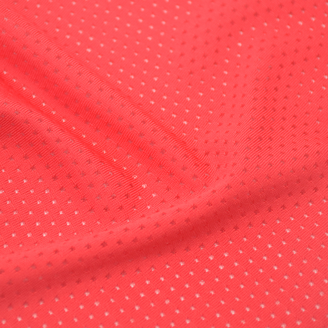 150GSM Quick Dry Breathable Mesh Elastane Fabric 94% Polyester 6% Spandex for Running Shirts, Sportswear Tops & Athletic Apparel