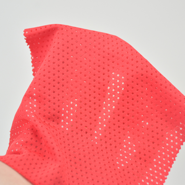 150GSM Quick Dry Breathable Mesh Elastane Fabric 94% Polyester 6% Spandex for Running Shirts, Sportswear Tops & Athletic Apparel