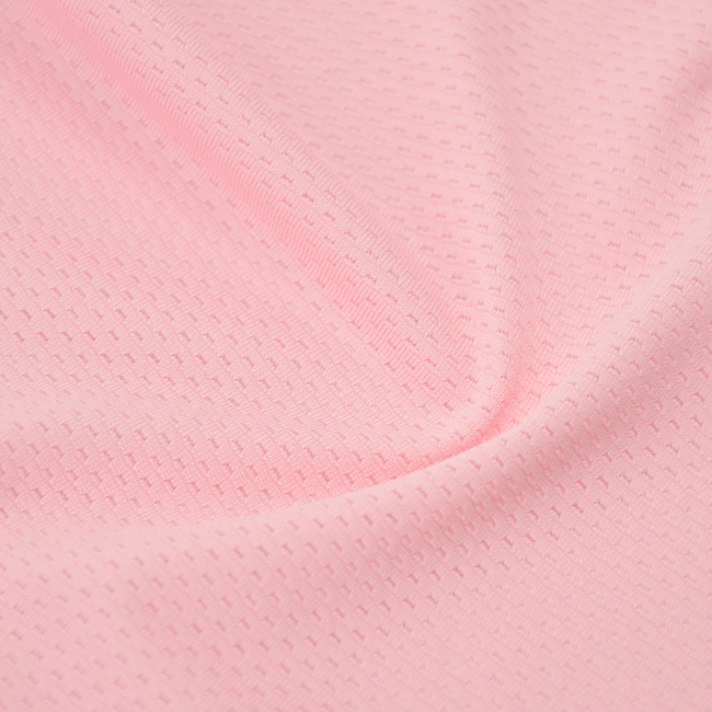 150GSM Quick Dry Breathable Lightweight Mesh Elastane Fabric 92% Polyester 8% Spandex for Sportswear T-Shirts & Activewear Tops