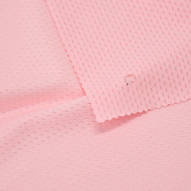 150GSM Quick Dry Breathable Lightweight Mesh Elastane Fabric 92% Polyester 8% Spandex for Sportswear T-Shirts & Activewear Tops